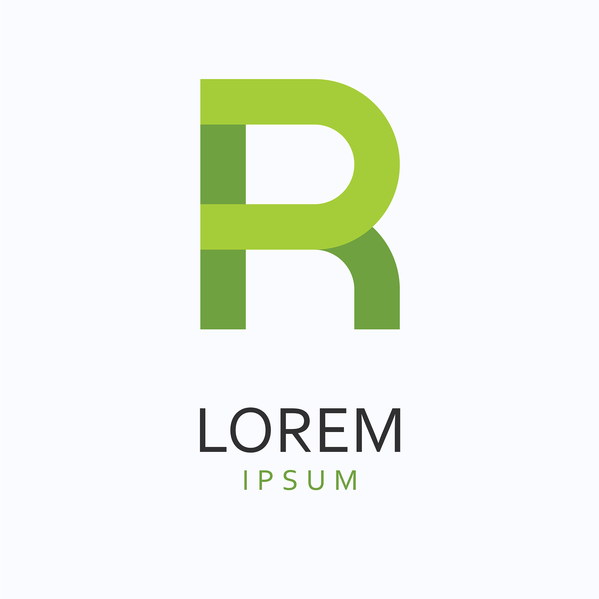 r letter logo icon