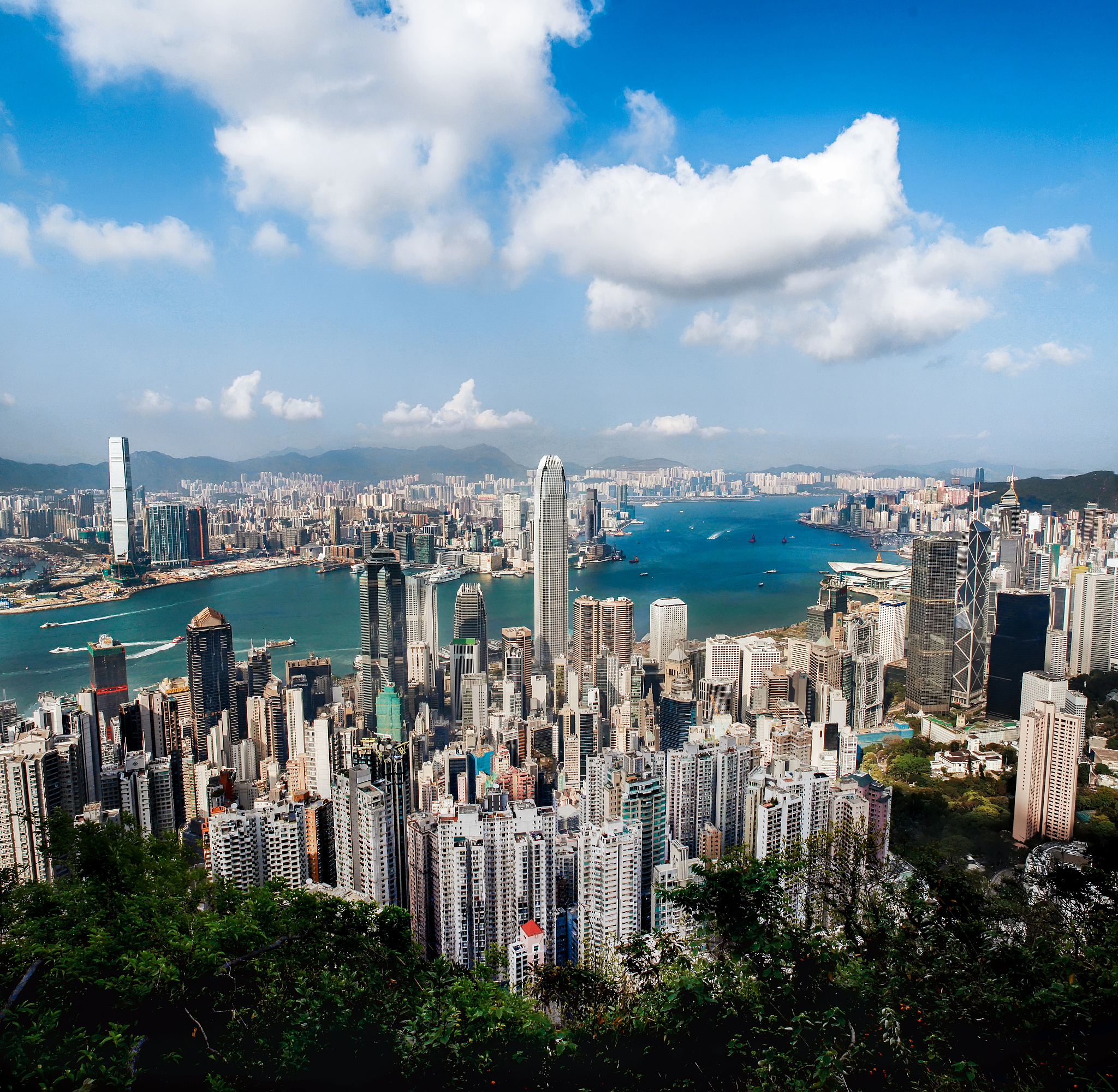 hong kong skyline