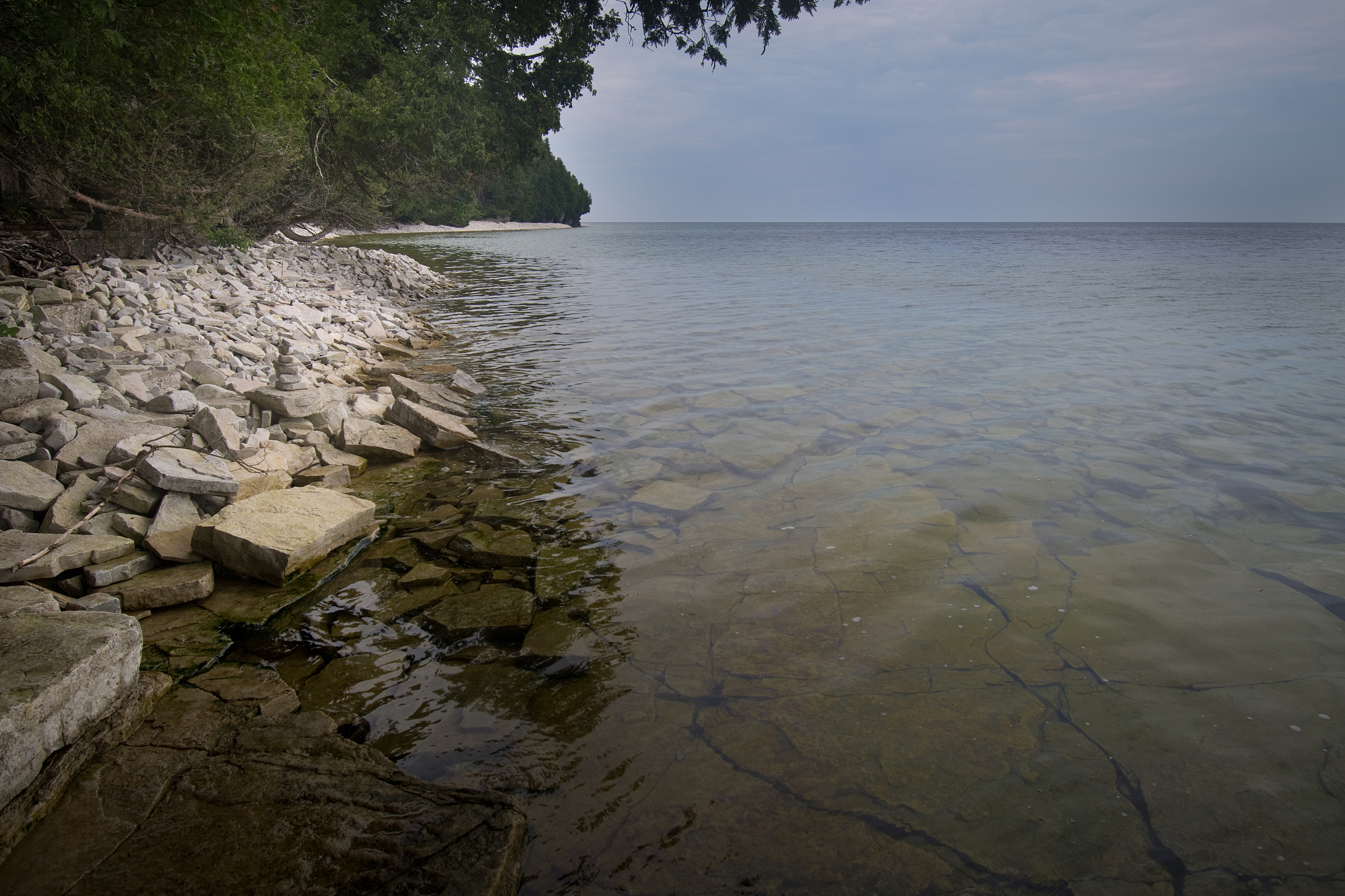 rock island state park, wisconsin - spring