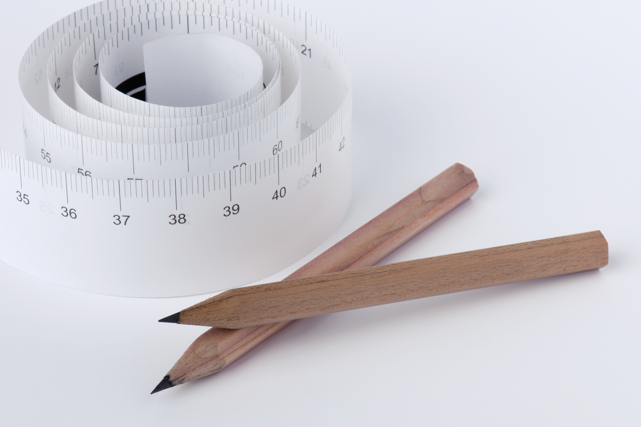 pencil and tape measure