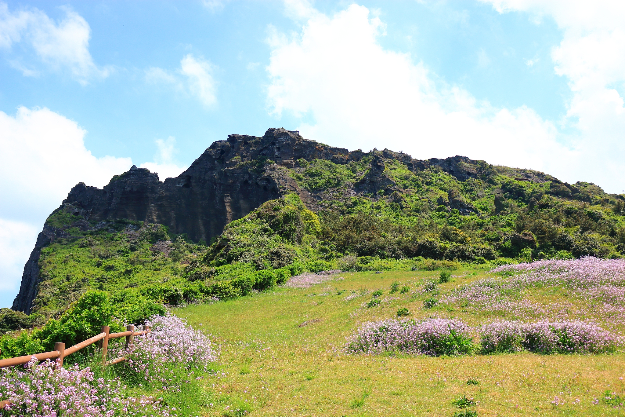 seongsan sunrise peak, unesco world heritage site, sunrise, sunr