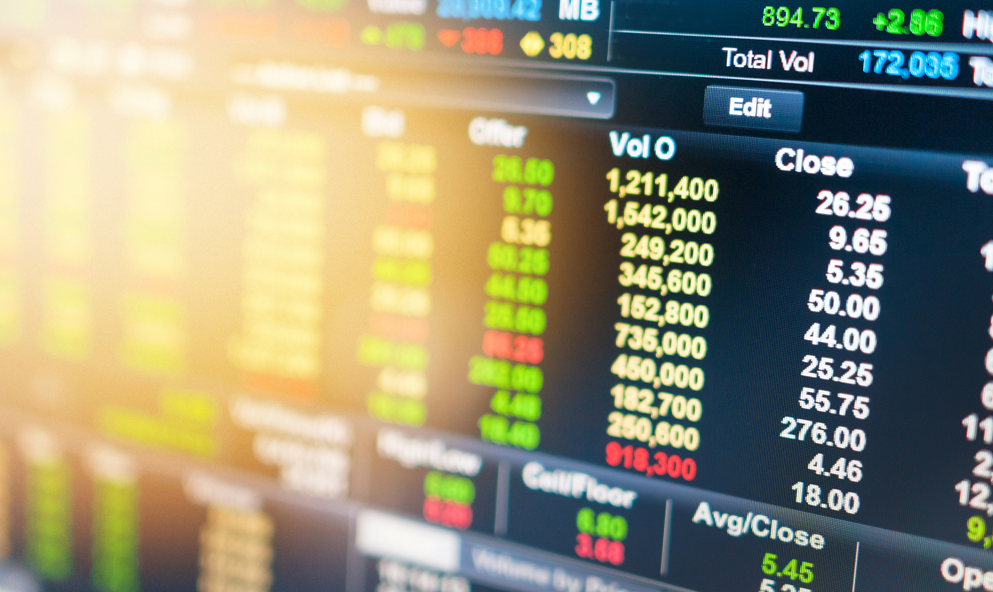 investment theme stockmarket and finance business analysis stock
