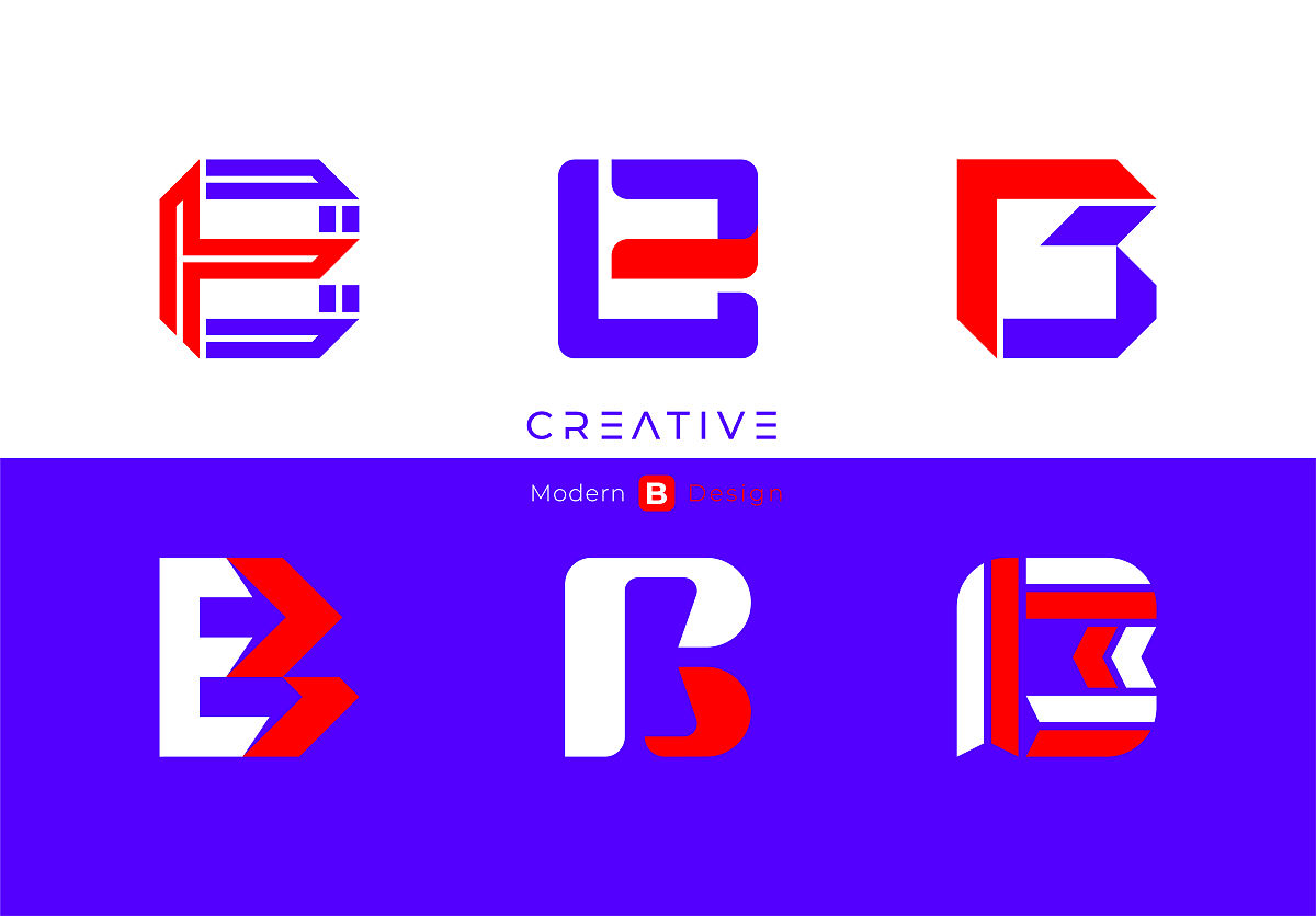 b标志字母设计