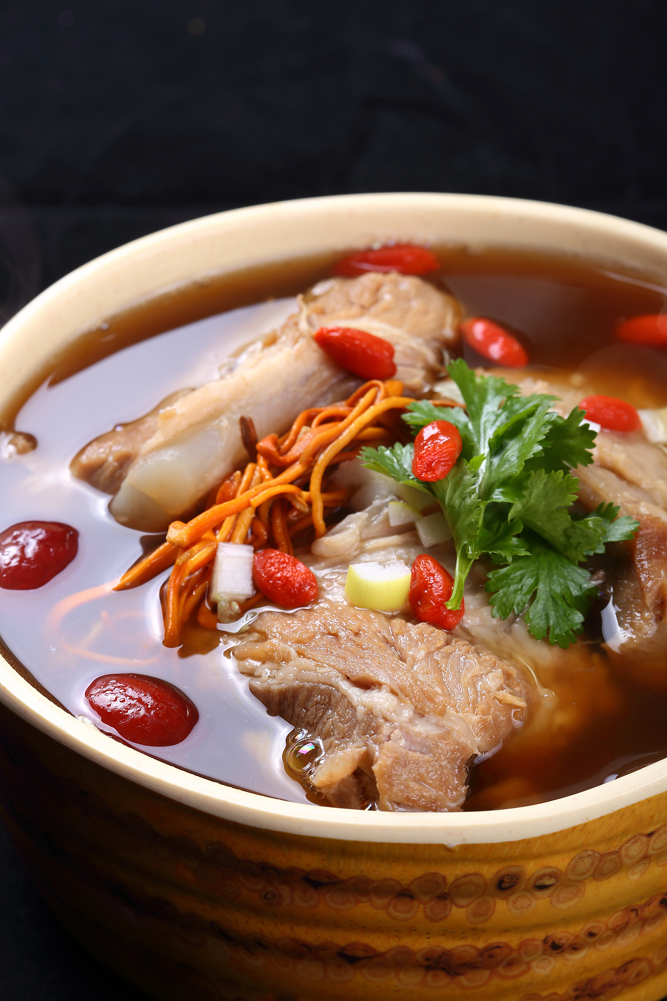 野猪肉排骨炖什么