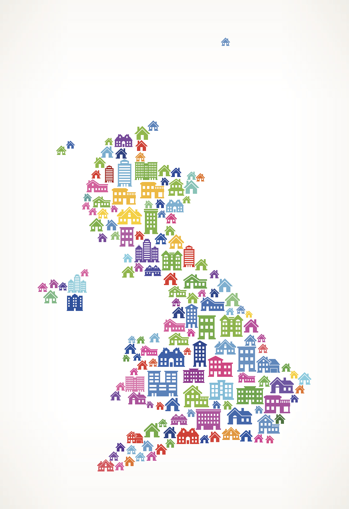united kingdom real estate royalty free vector art pattern