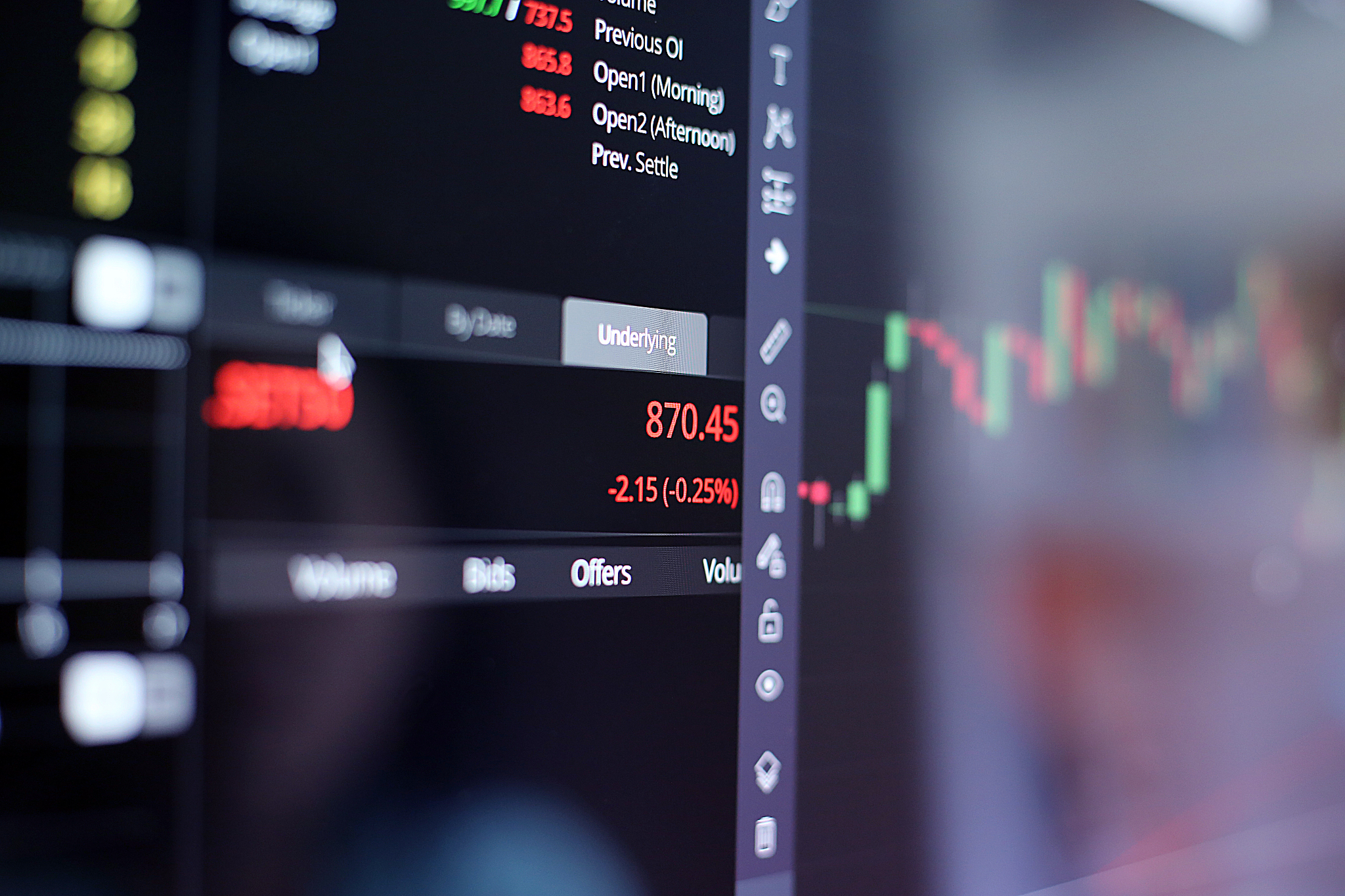 trading screen
