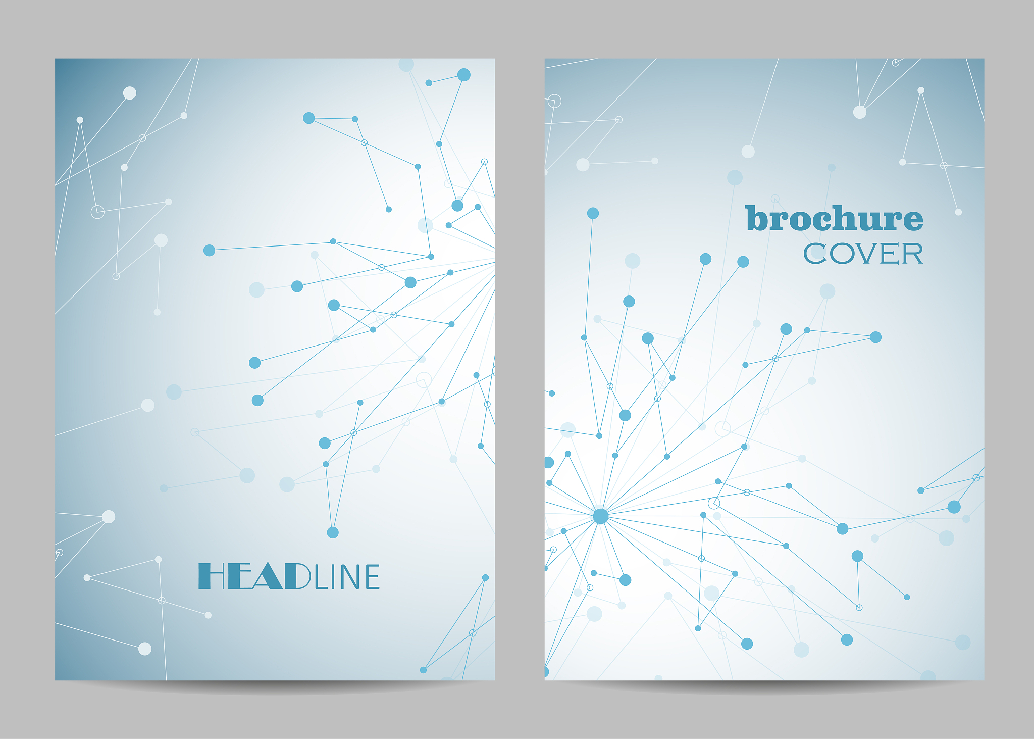 modern vector templates for brochure cover in a4 size.