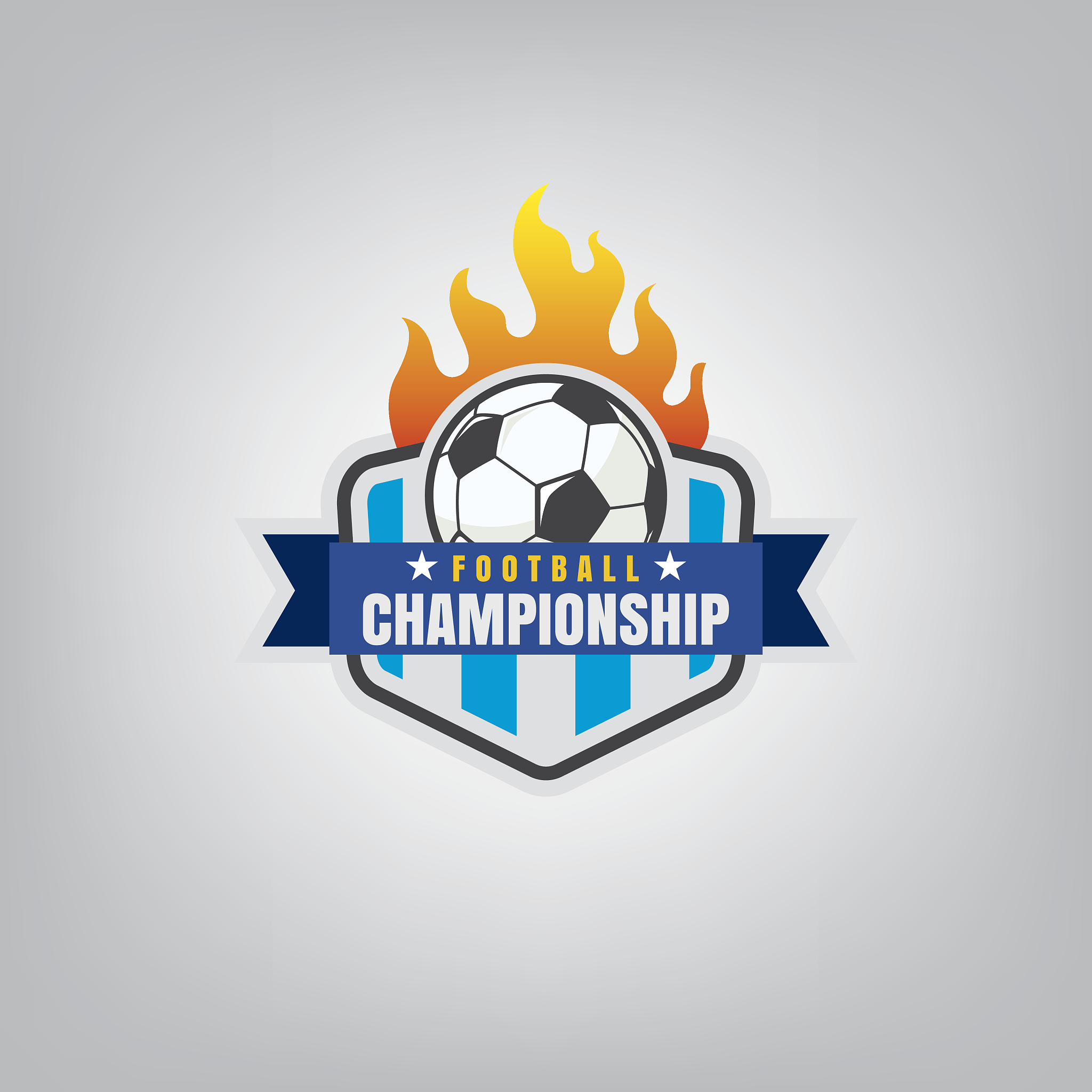 soccer emblem design,vector illustration