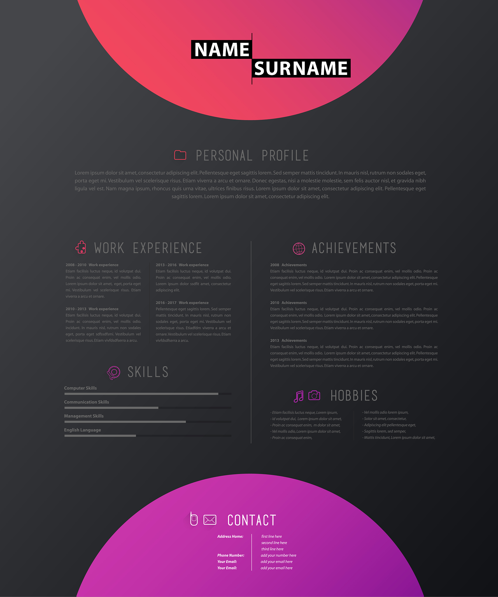 国内免费的个人简历模板网站