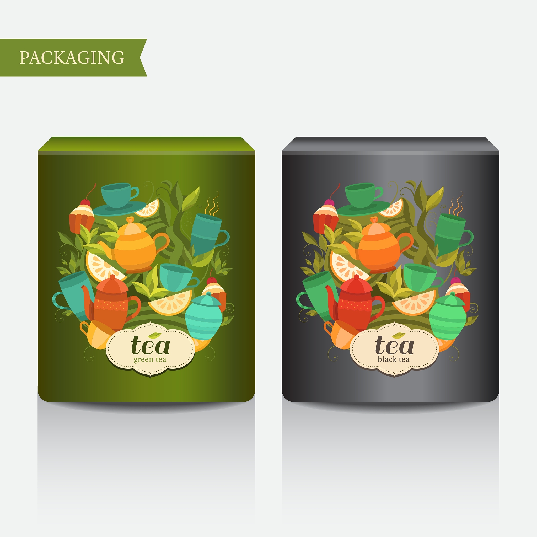 时尚茶饮产品包装