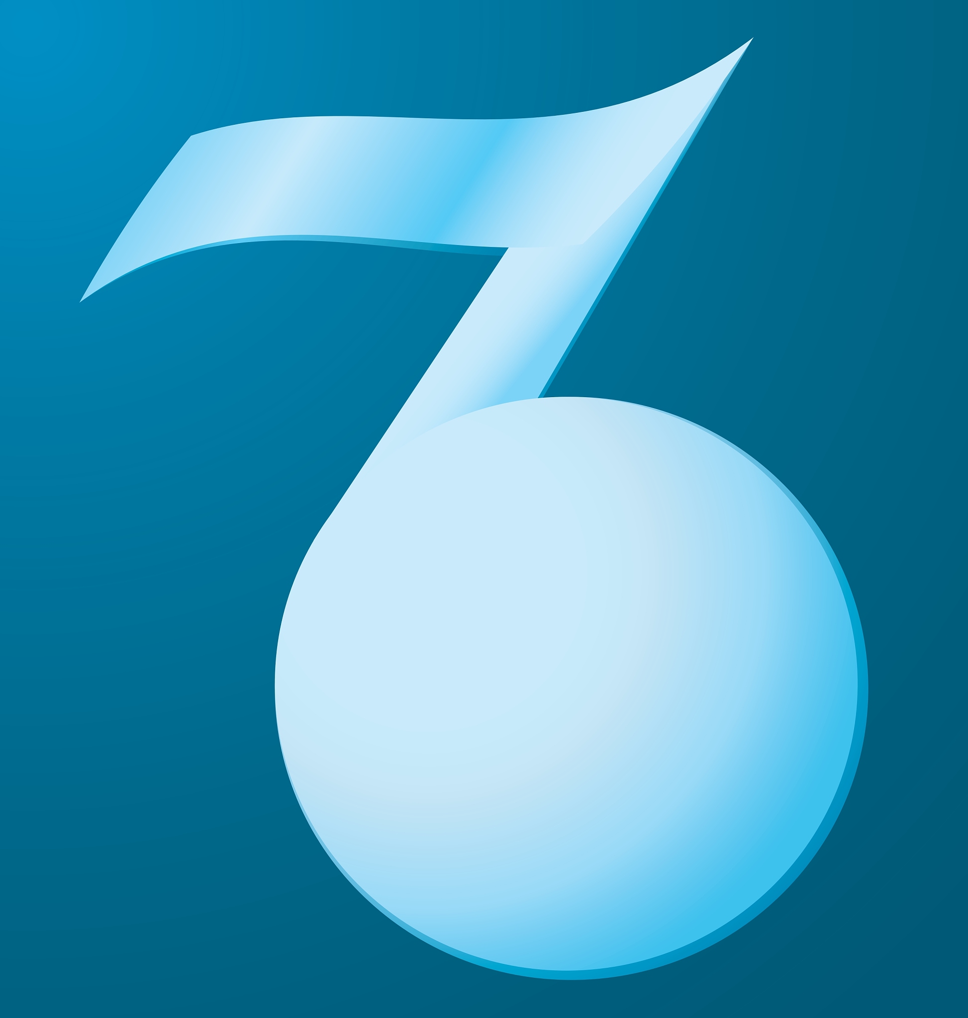 blue musical note on a blue background