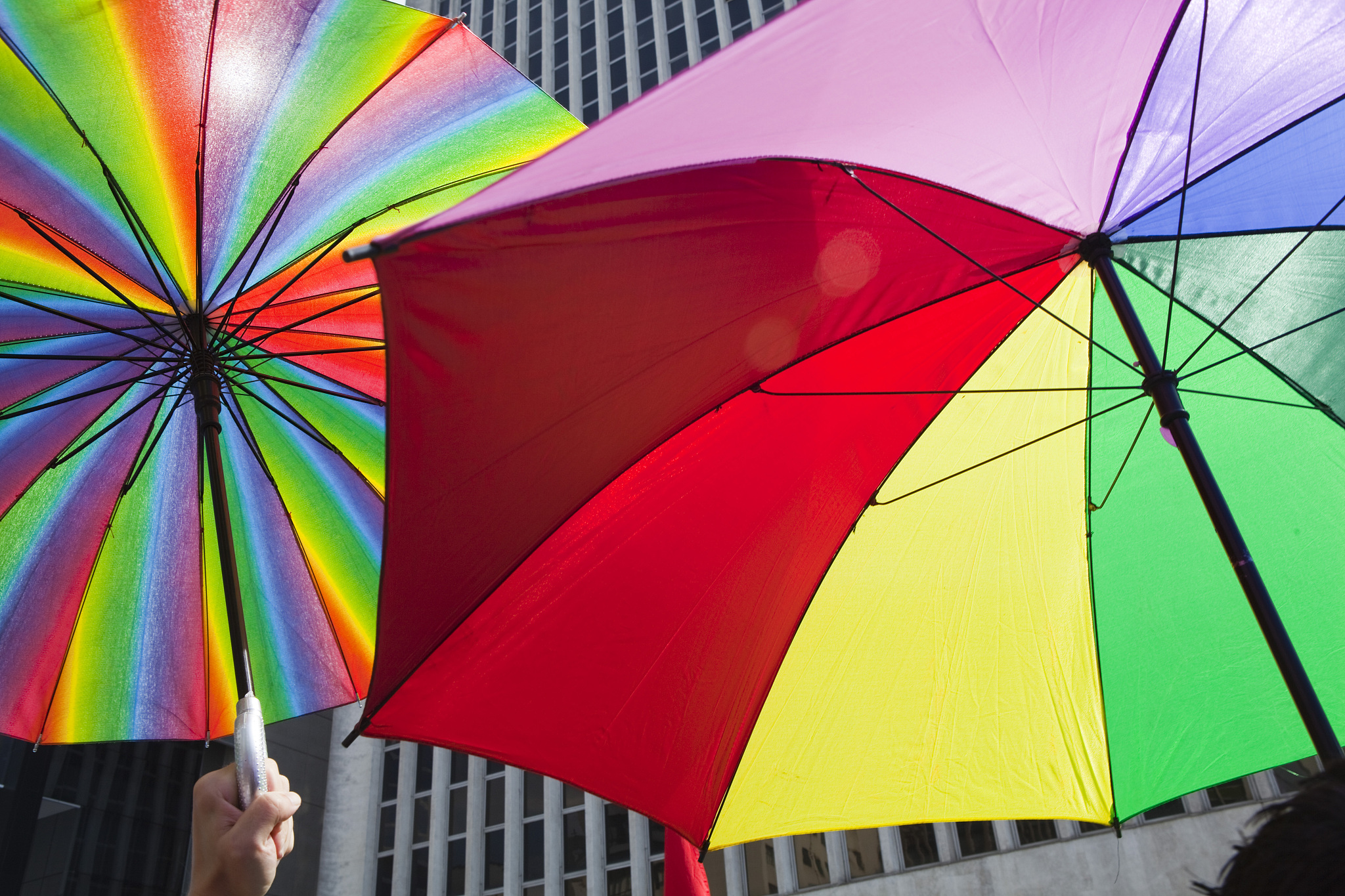 colorful umbrellas
