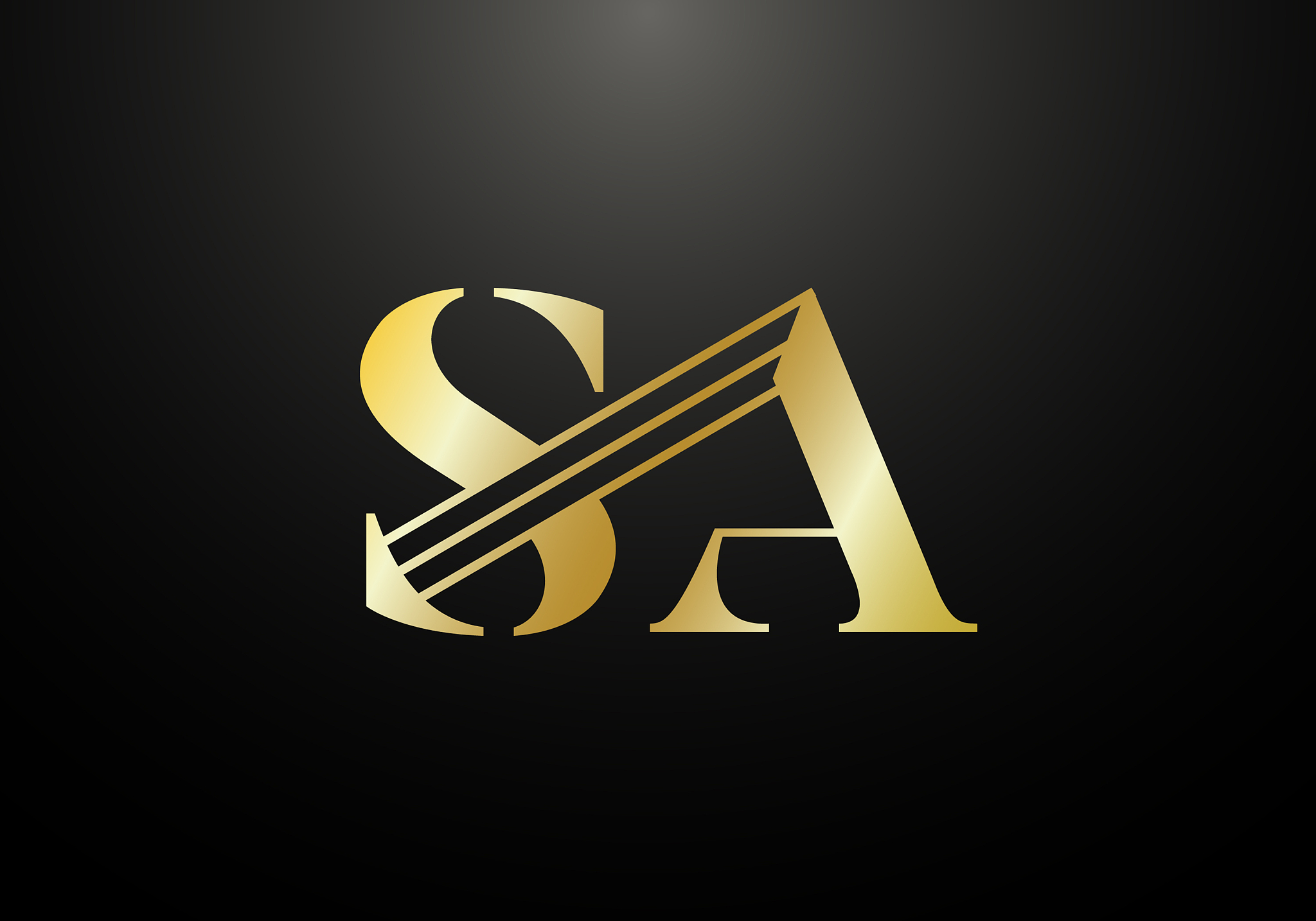 initial monogram letter s a logo design template