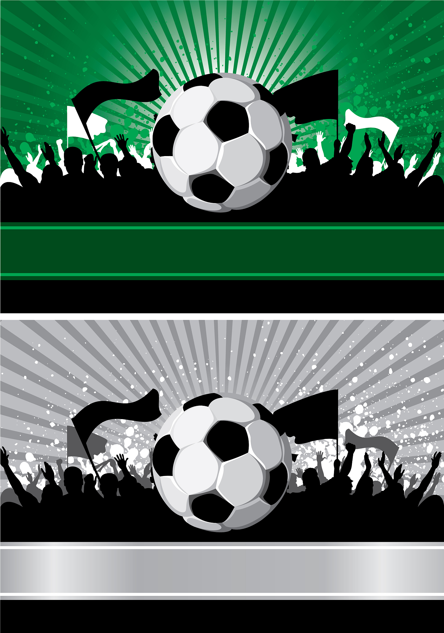 soccer ball on grunge background
