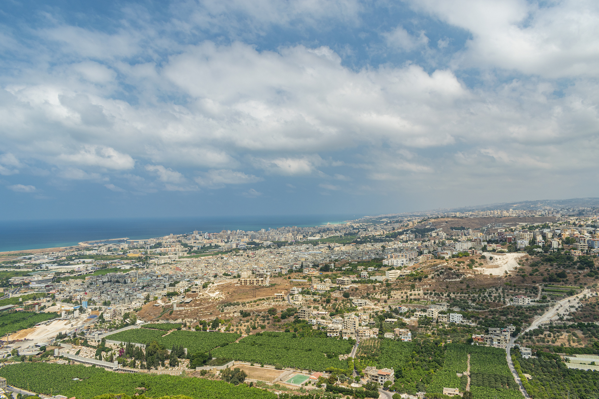 beautiful nature in bekaa valley lebanon