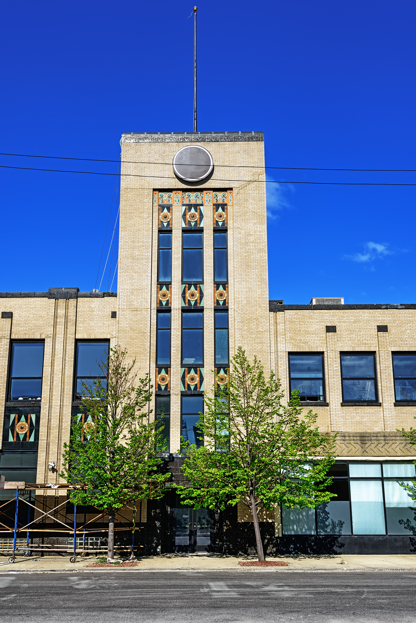art deco food products building in  chicago