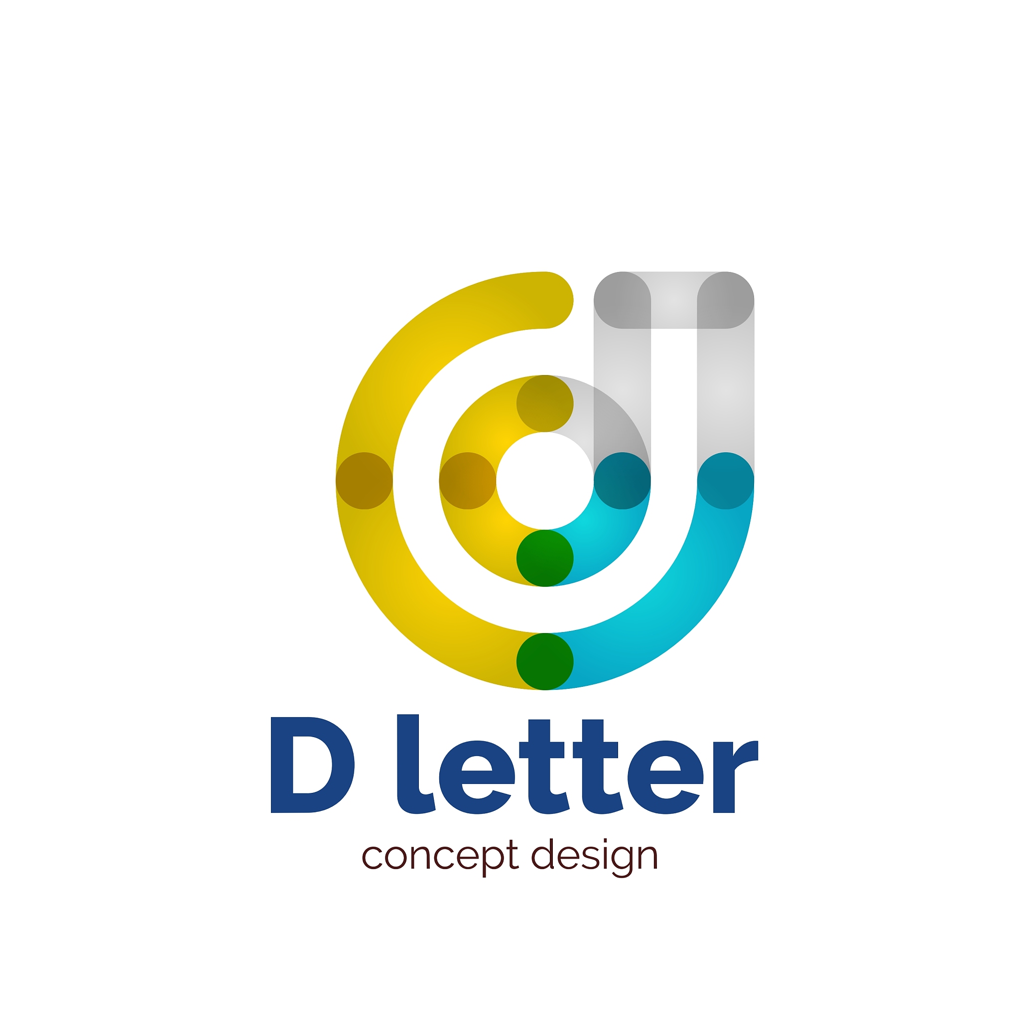 modern minimalistic letter concept logo