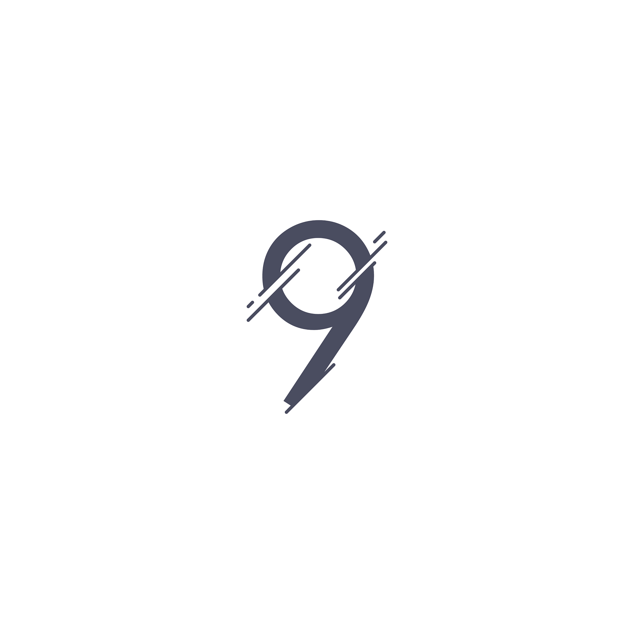 number 9 template design