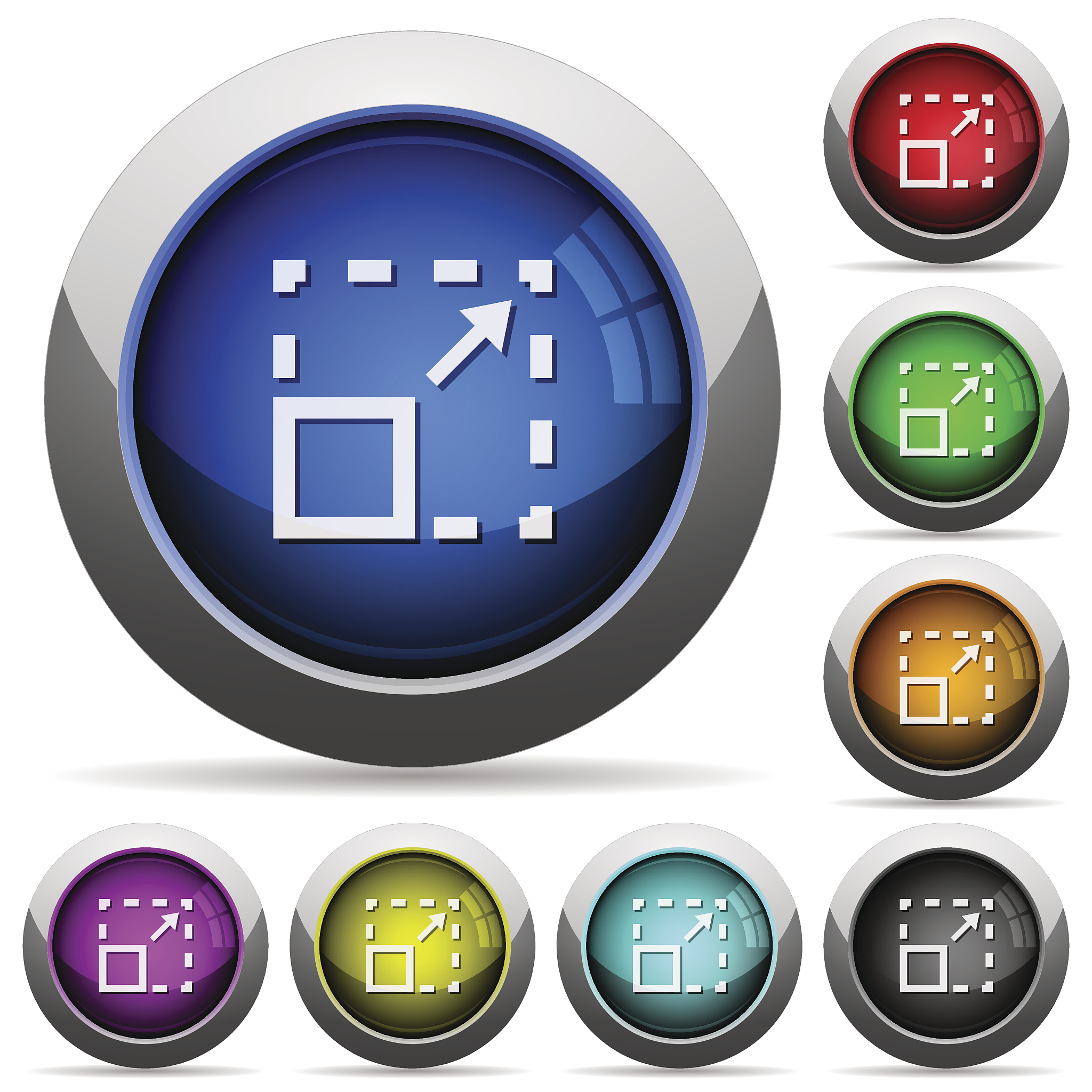 maximize element button set
