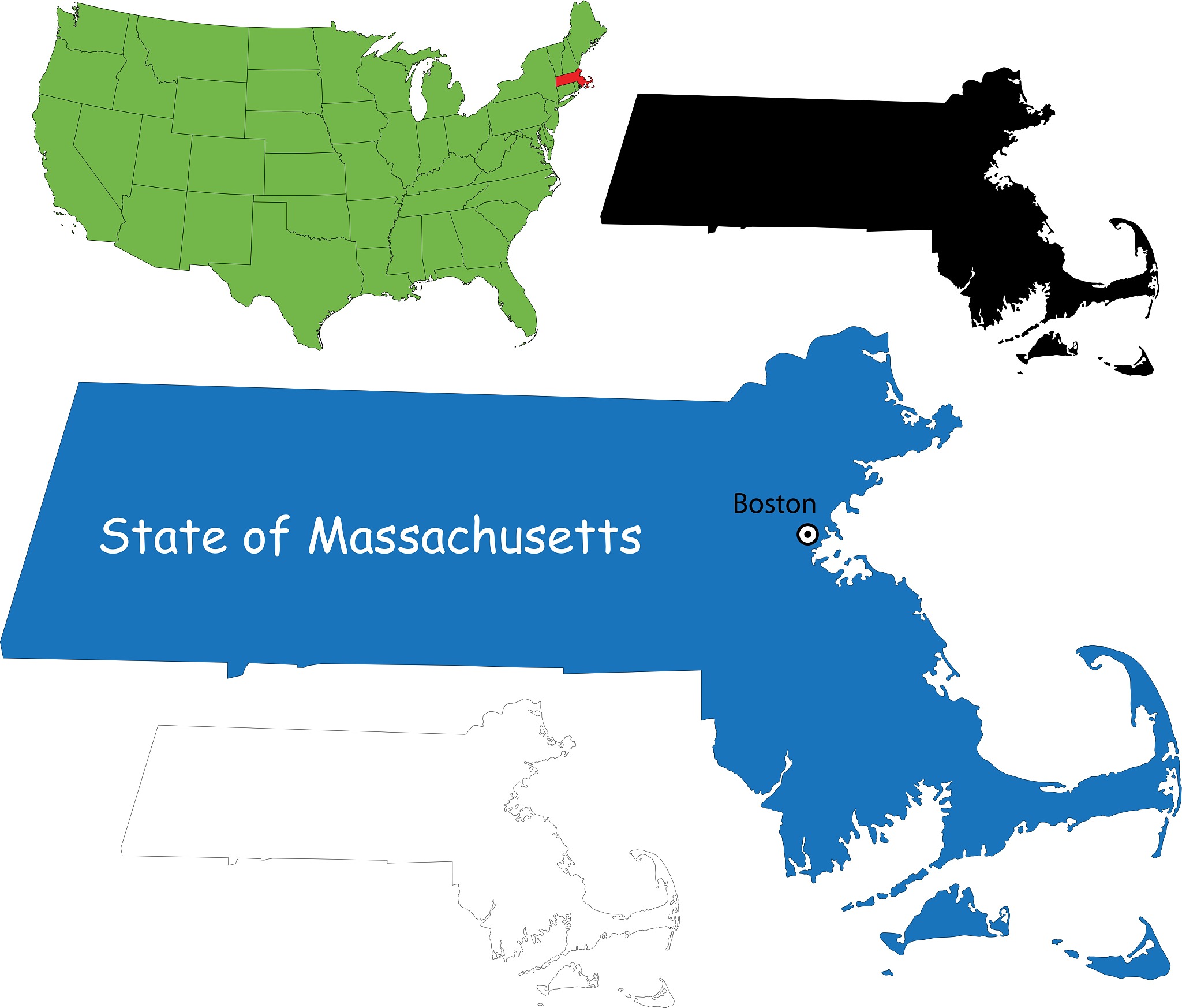 massachusetts map