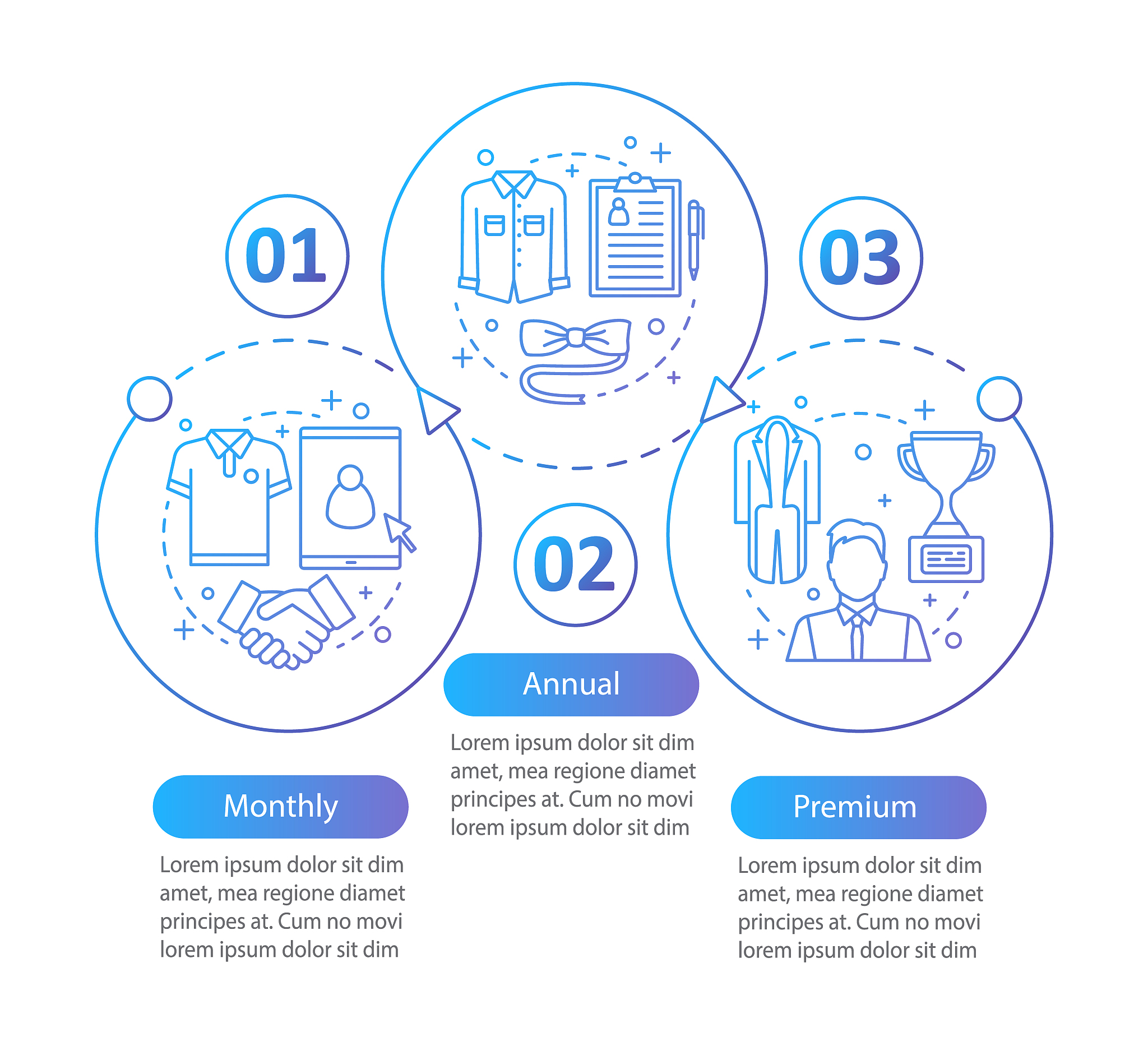 men style consulatant services vector infographic template