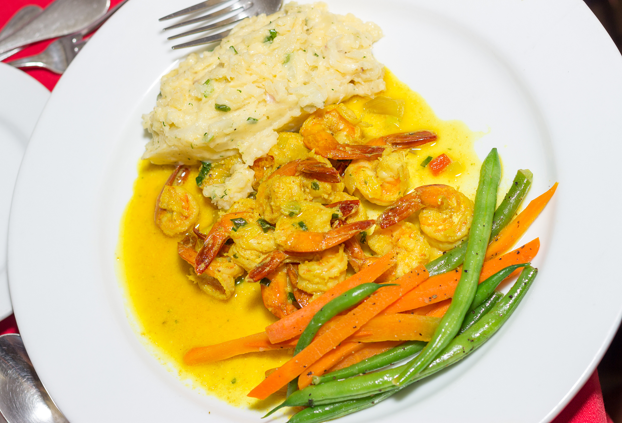 close-up of food served in plate at restaurant