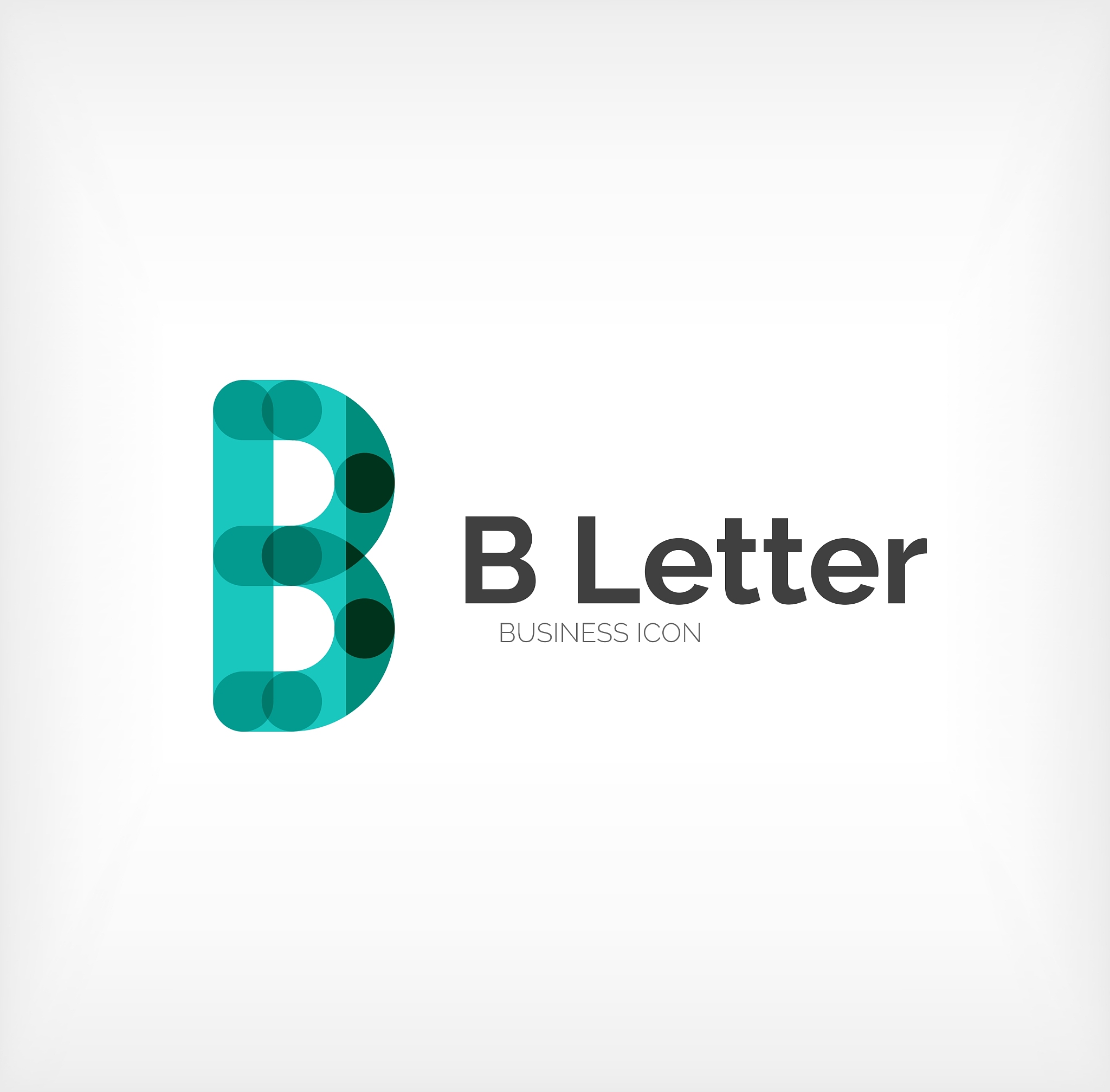 b letter logo minimal line design