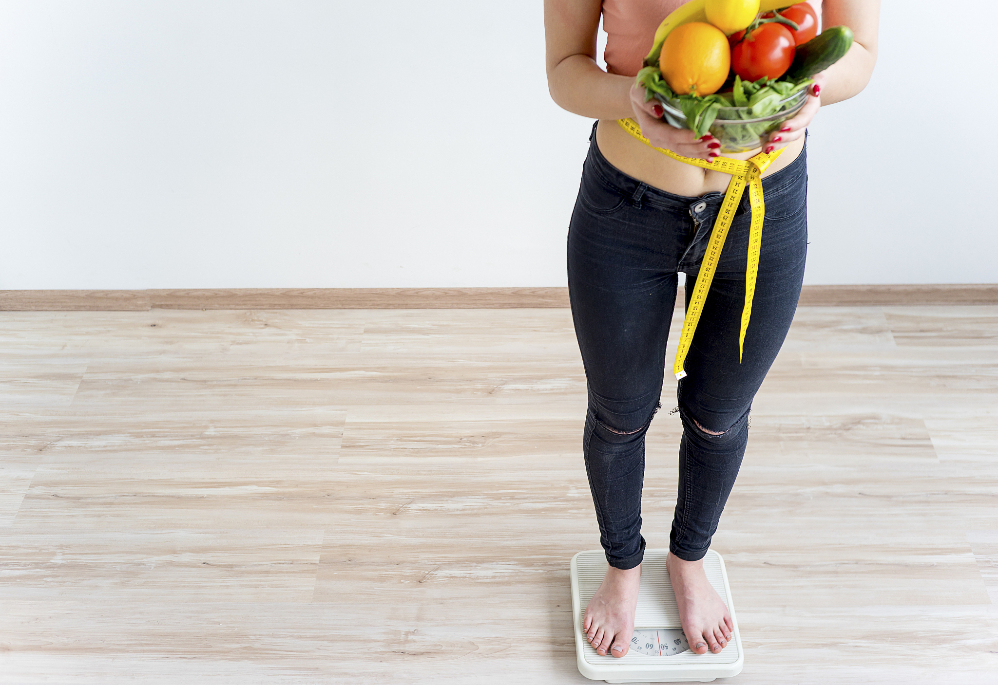 woman on a healthy diet