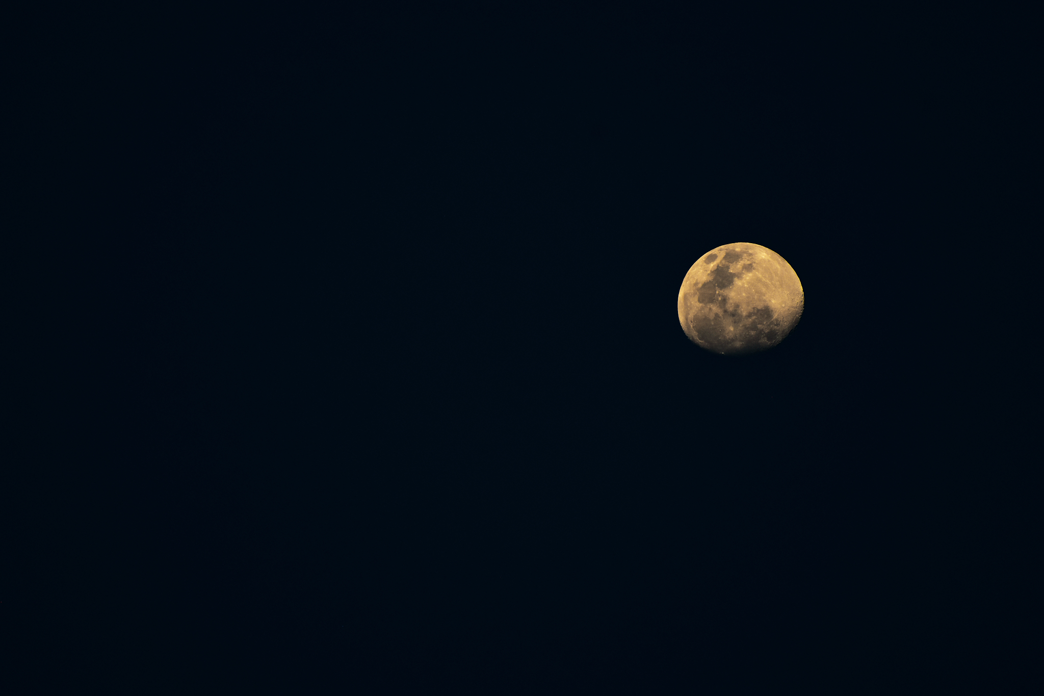 the full moon on sky background,