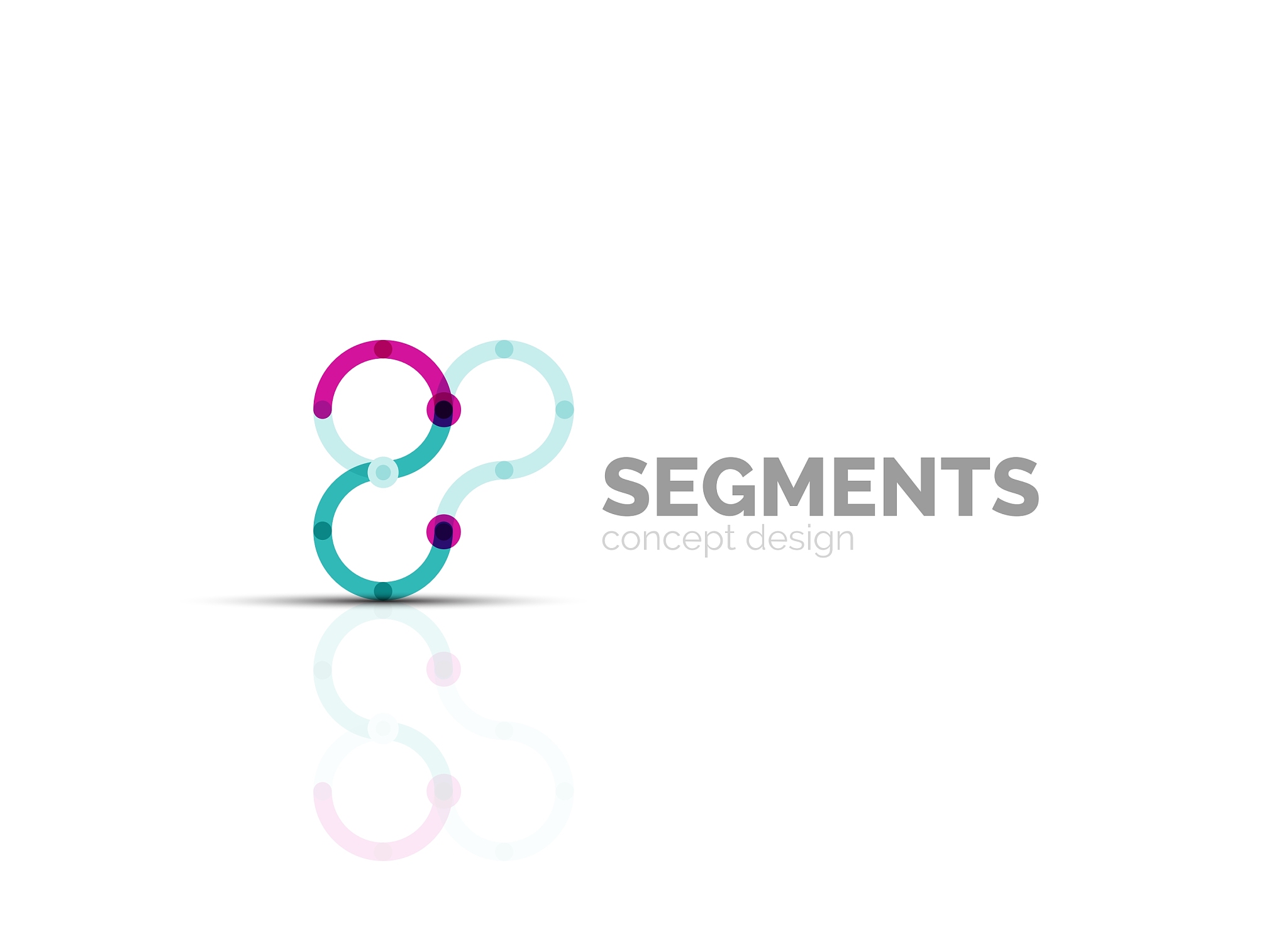 outline minimal abstract geometric logo