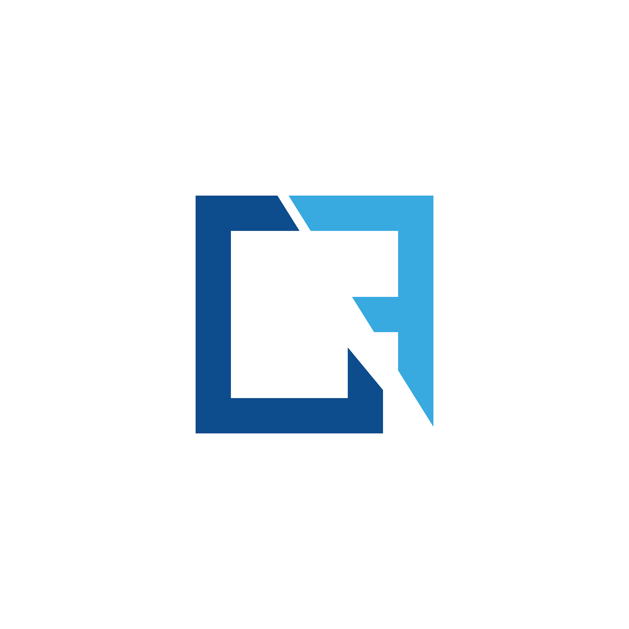 letter cf design logo