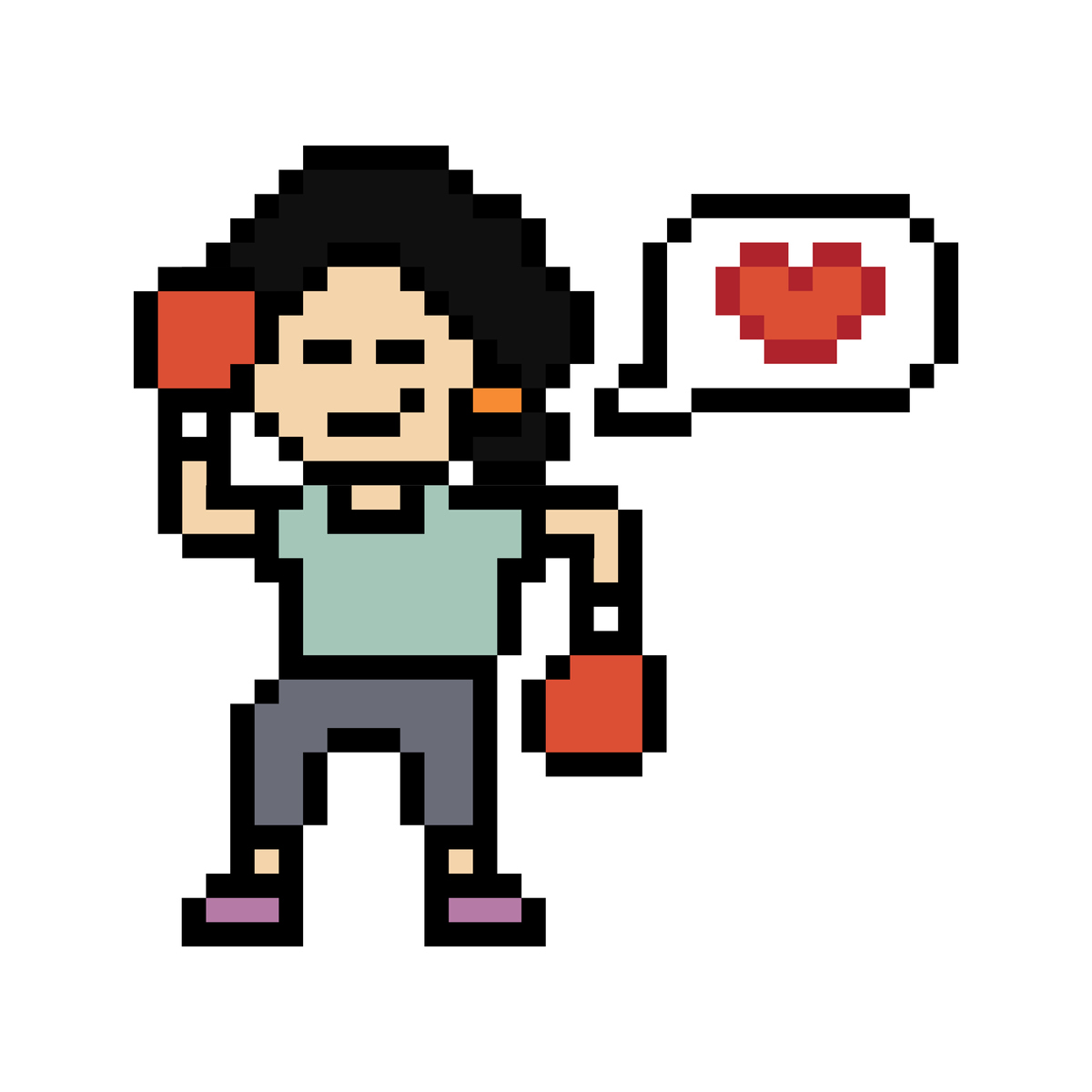 绘制出在像素风横版平台跳跃游戏中能够使用的人物图一般使用怎样的尺寸