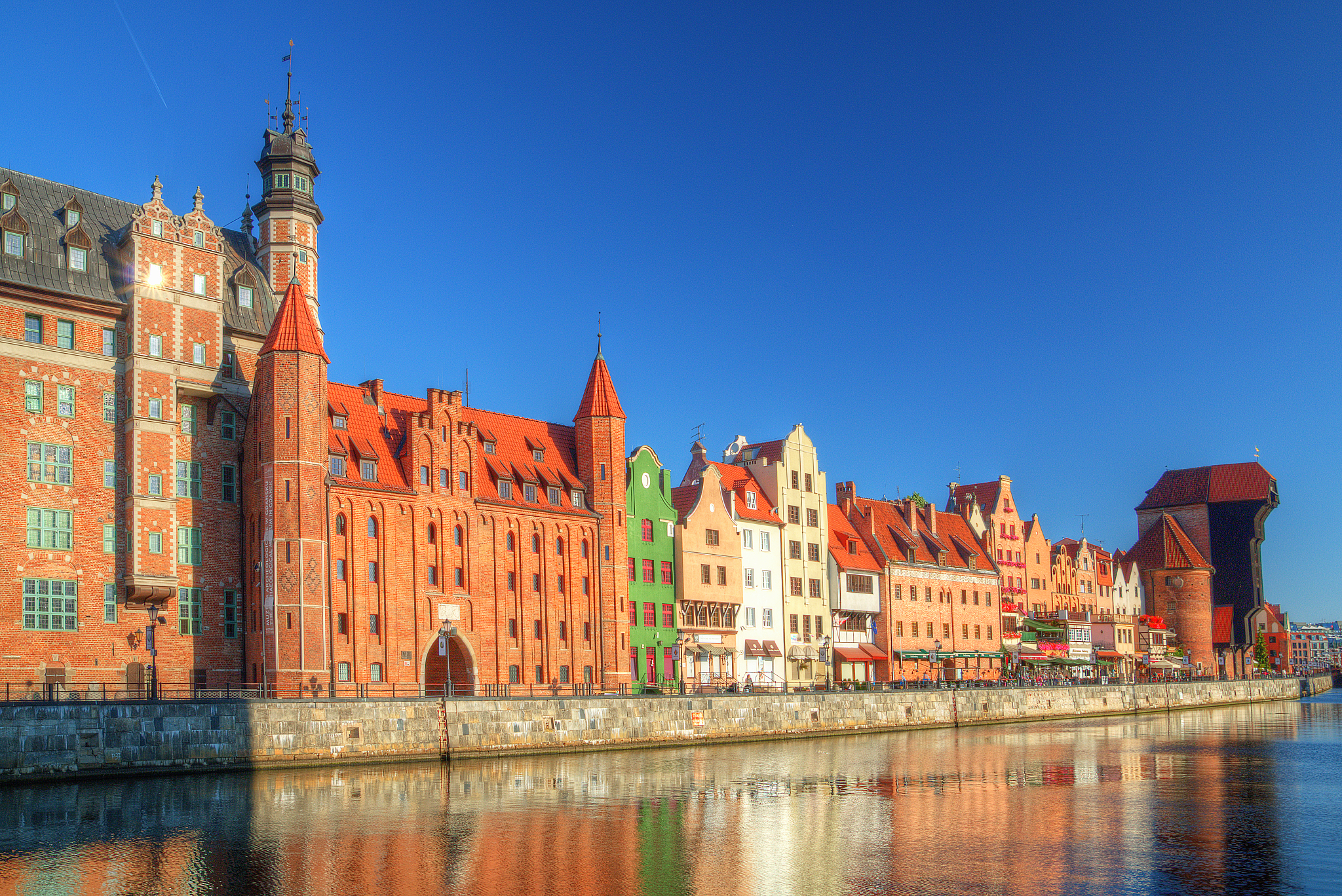 gdansk on a sunny day