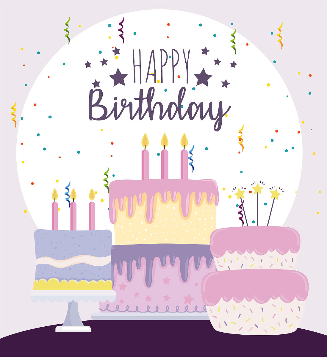 生日快乐祝福语 - 愿你永远年轻快乐！