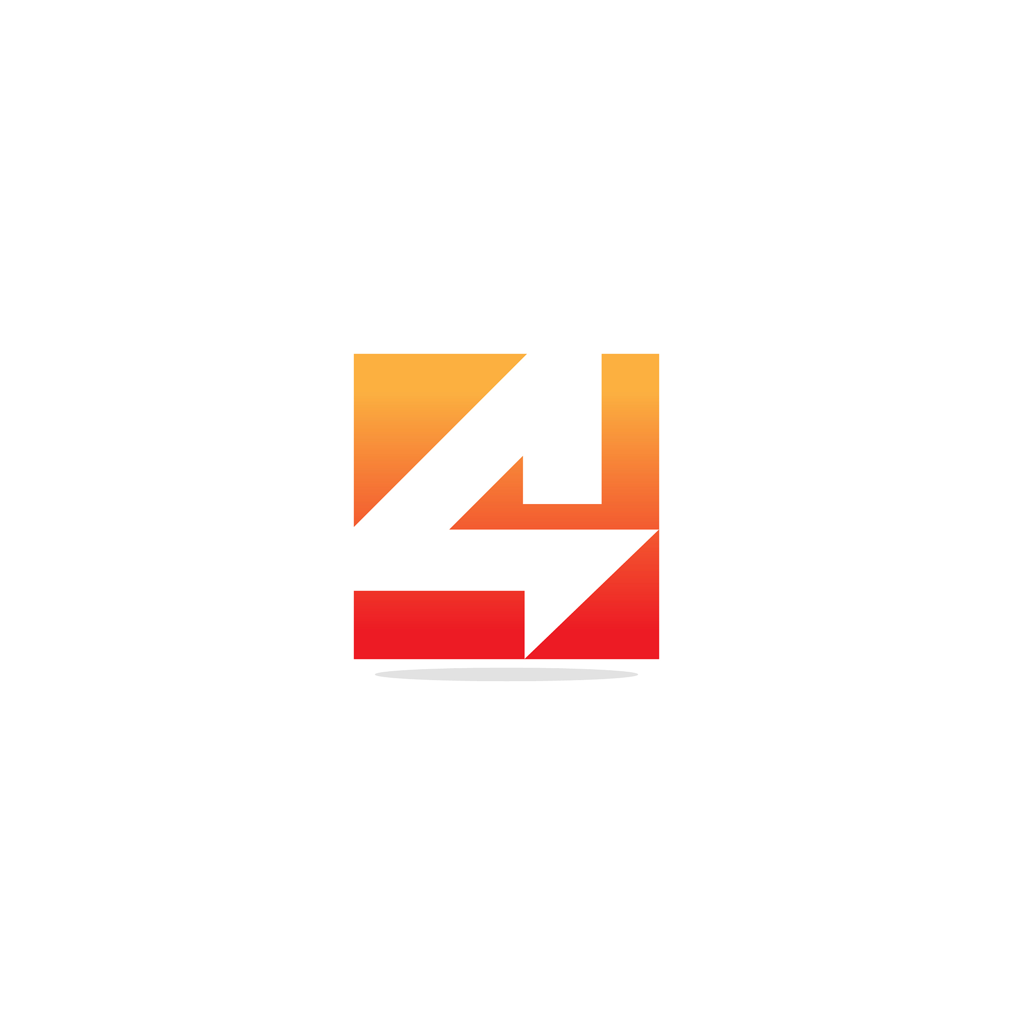 4 number initial logo