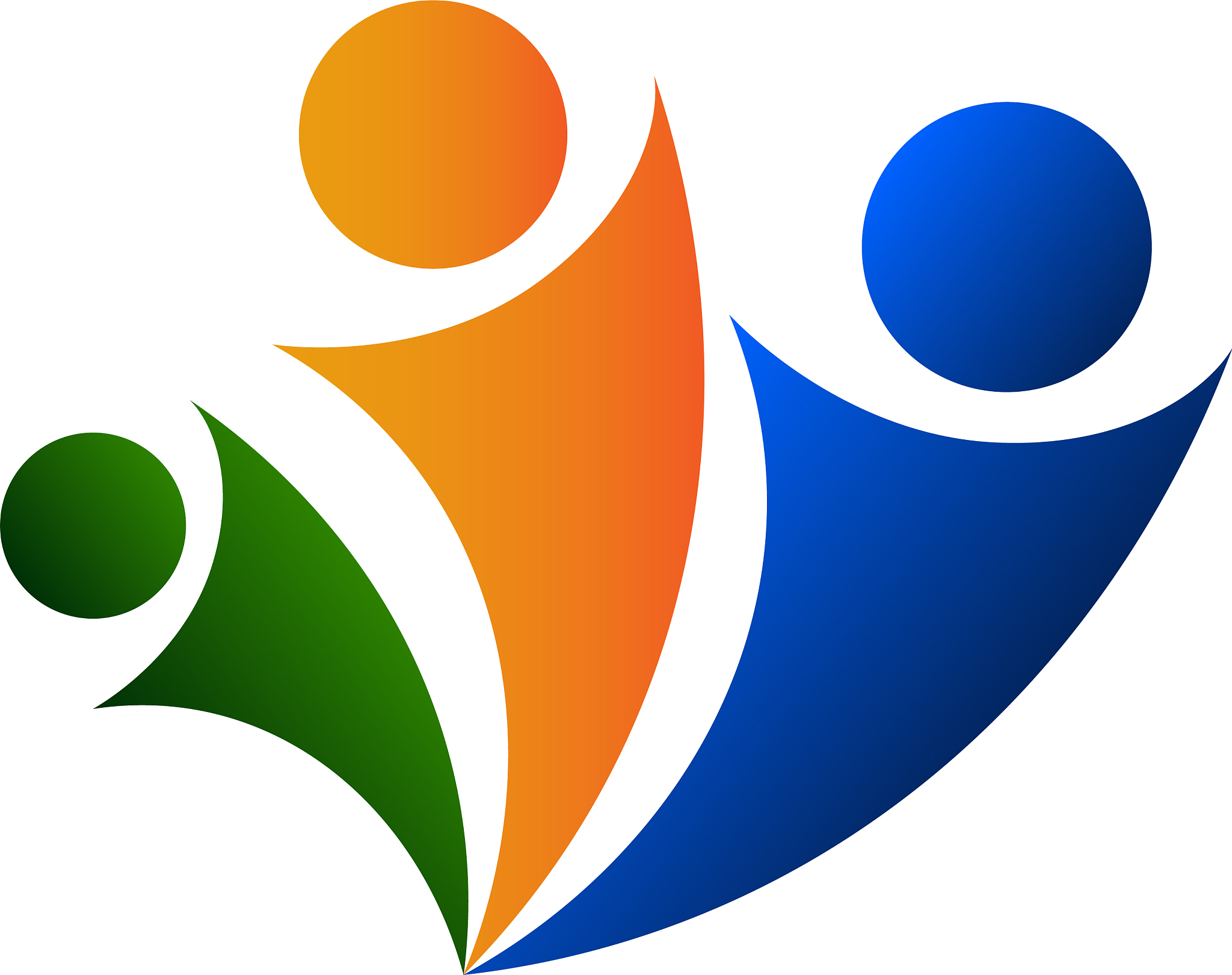 isolated teamwork logo
