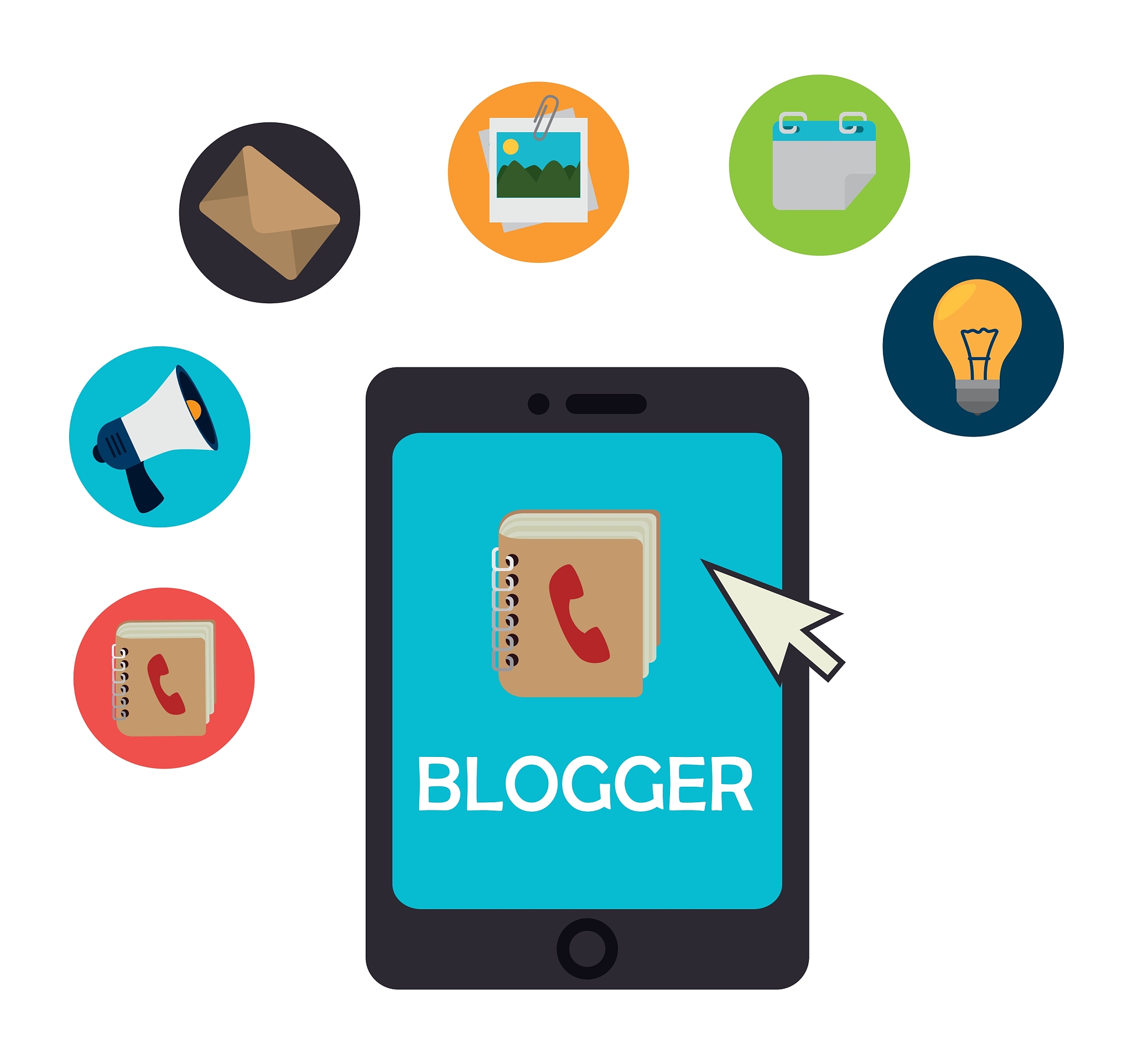 blog and blogger social media design