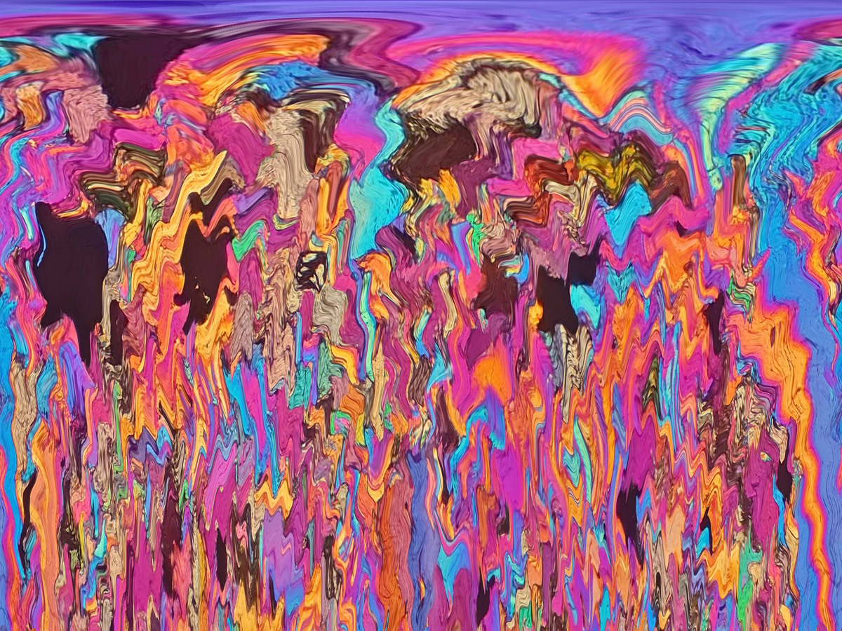 山水画创新：新材料与重彩艺术的多元化探索