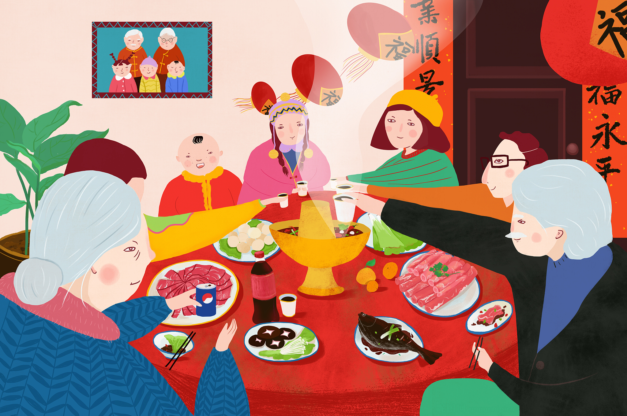 描写春节的600字作文