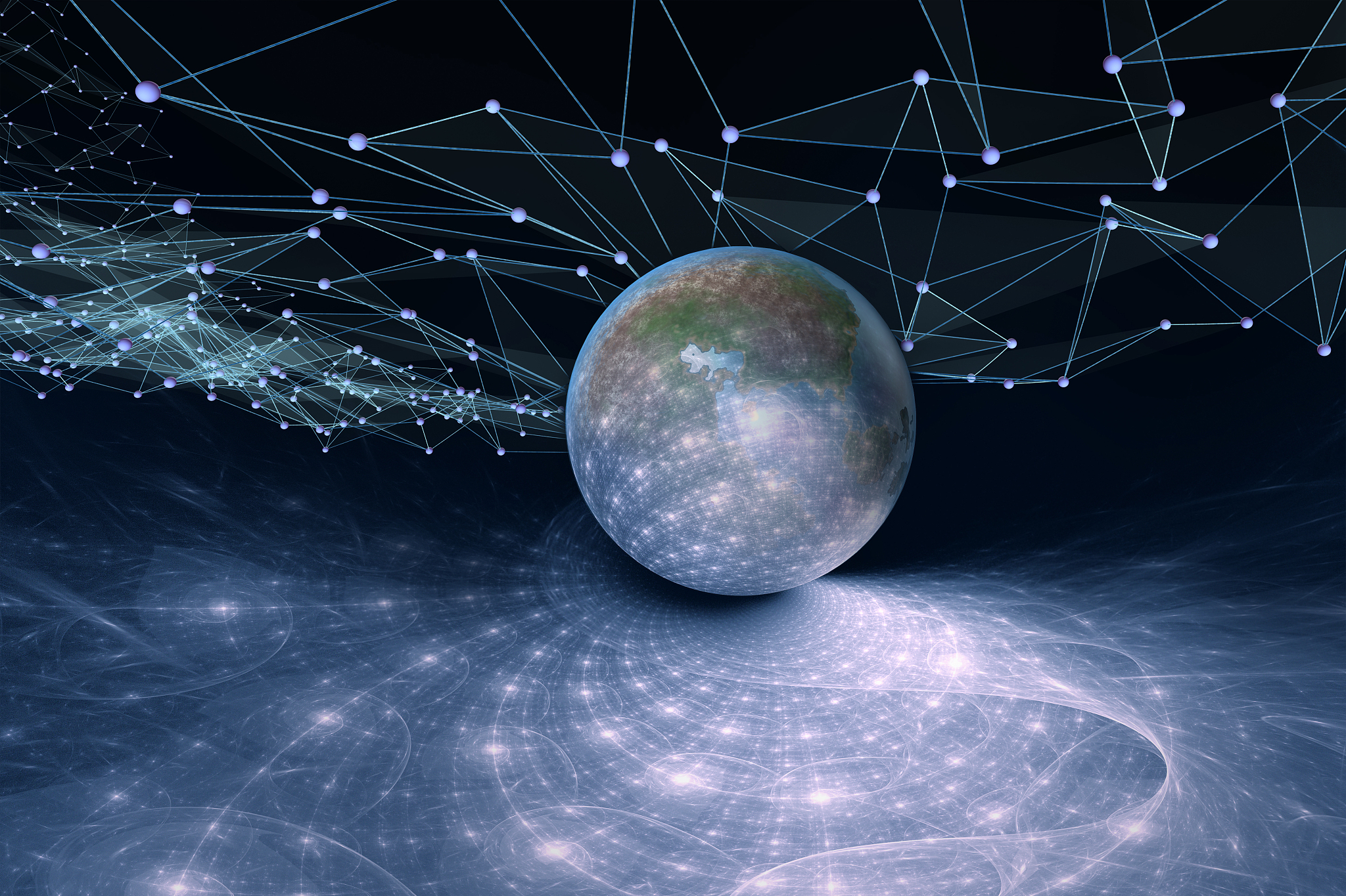 abstract scientific background