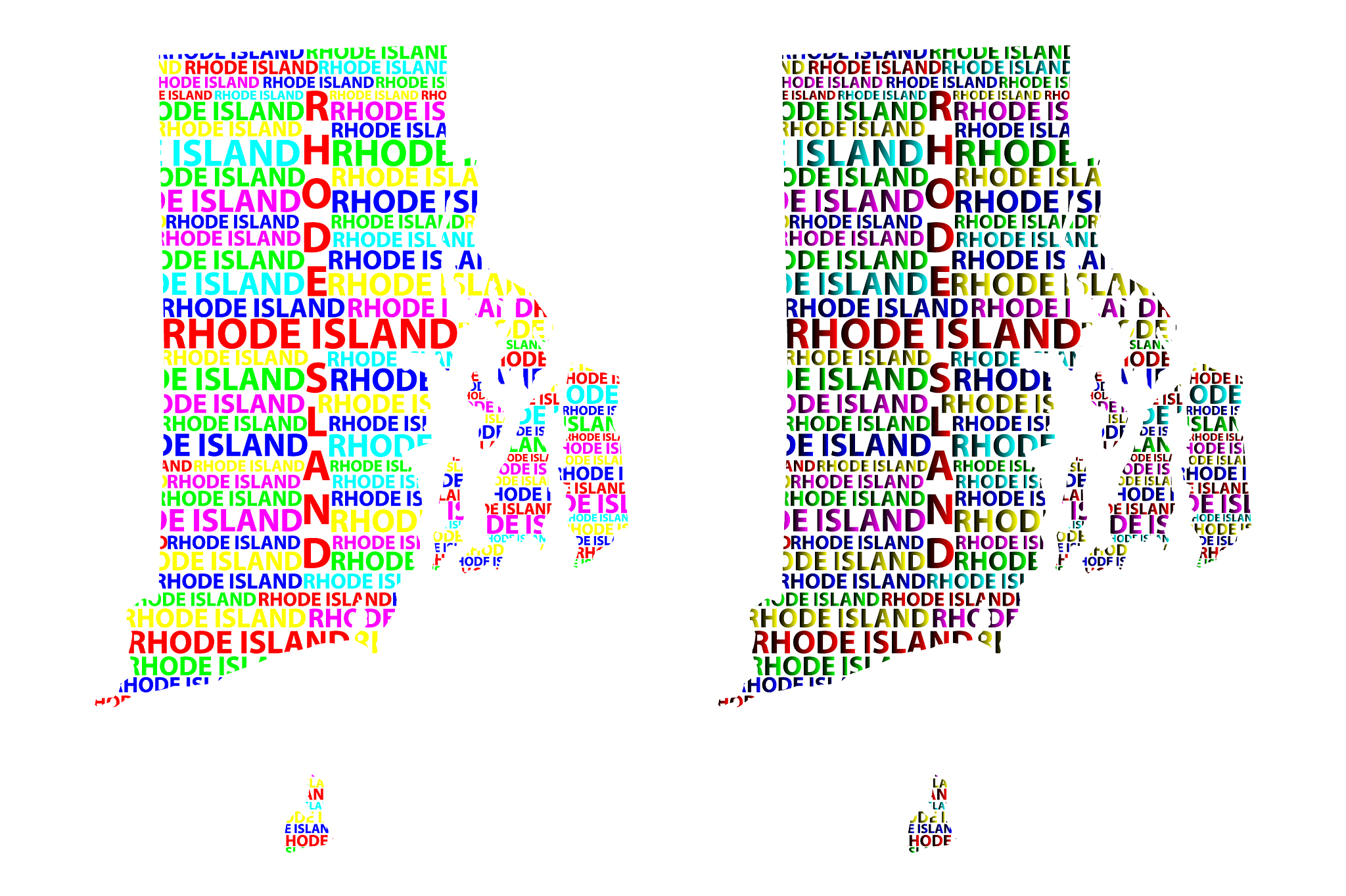 map of rhode island