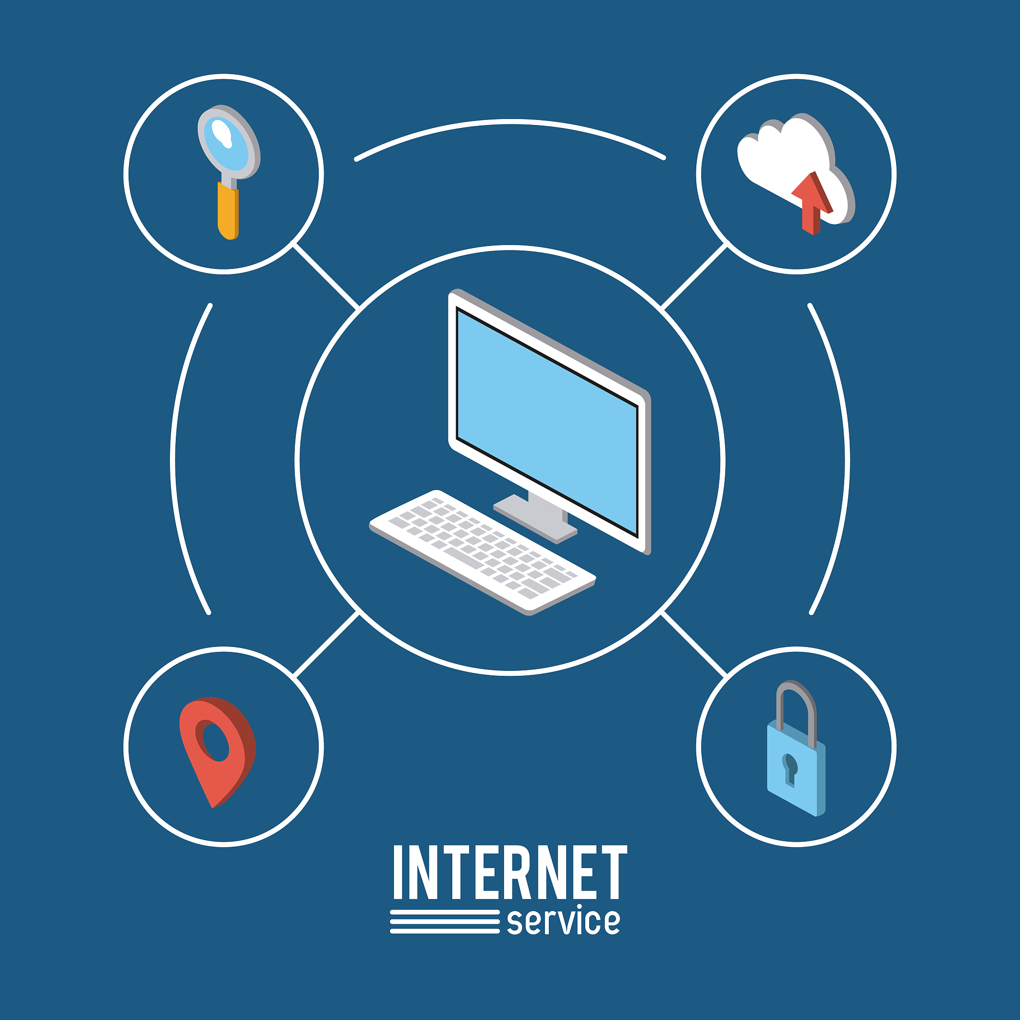 internet service infographic