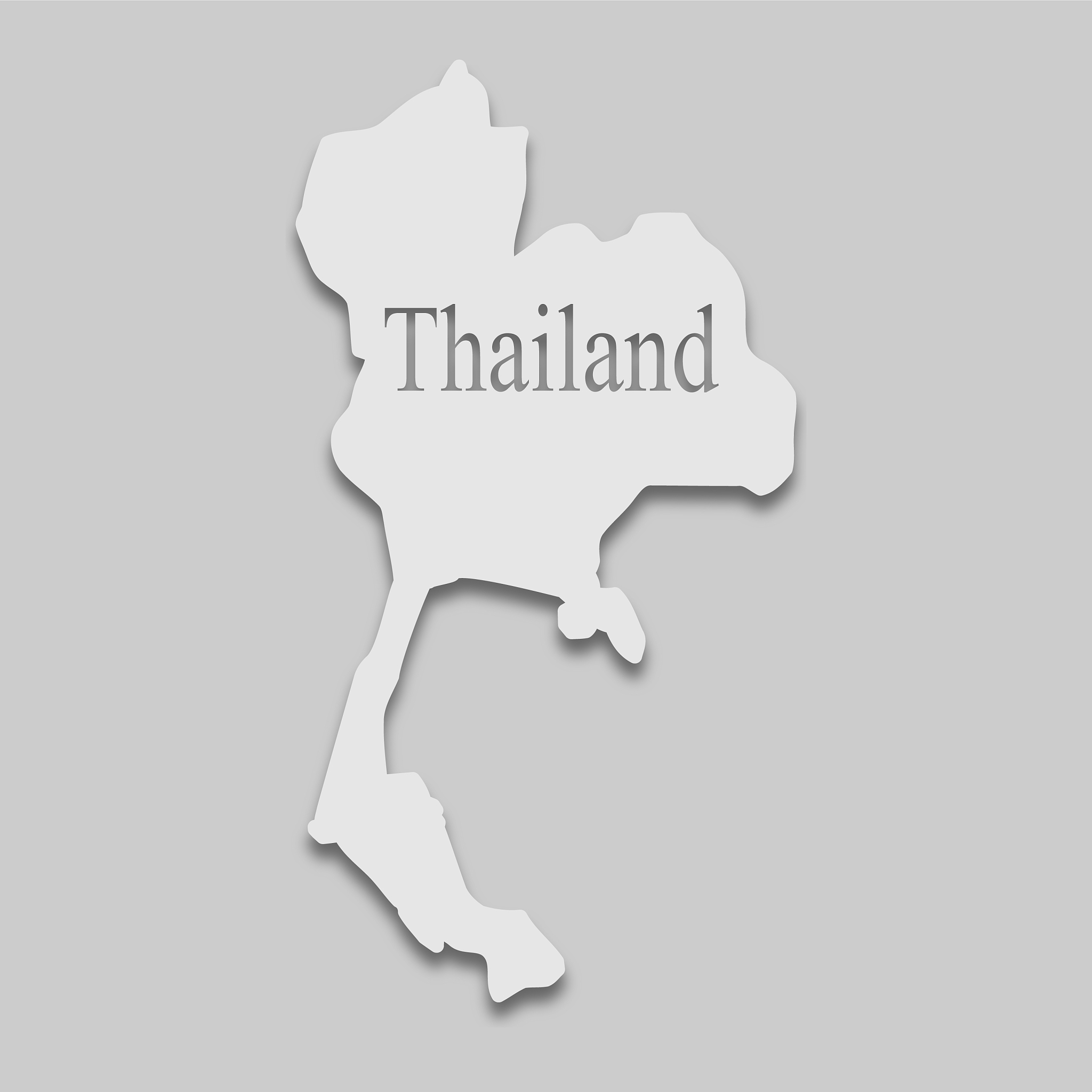 map thailand