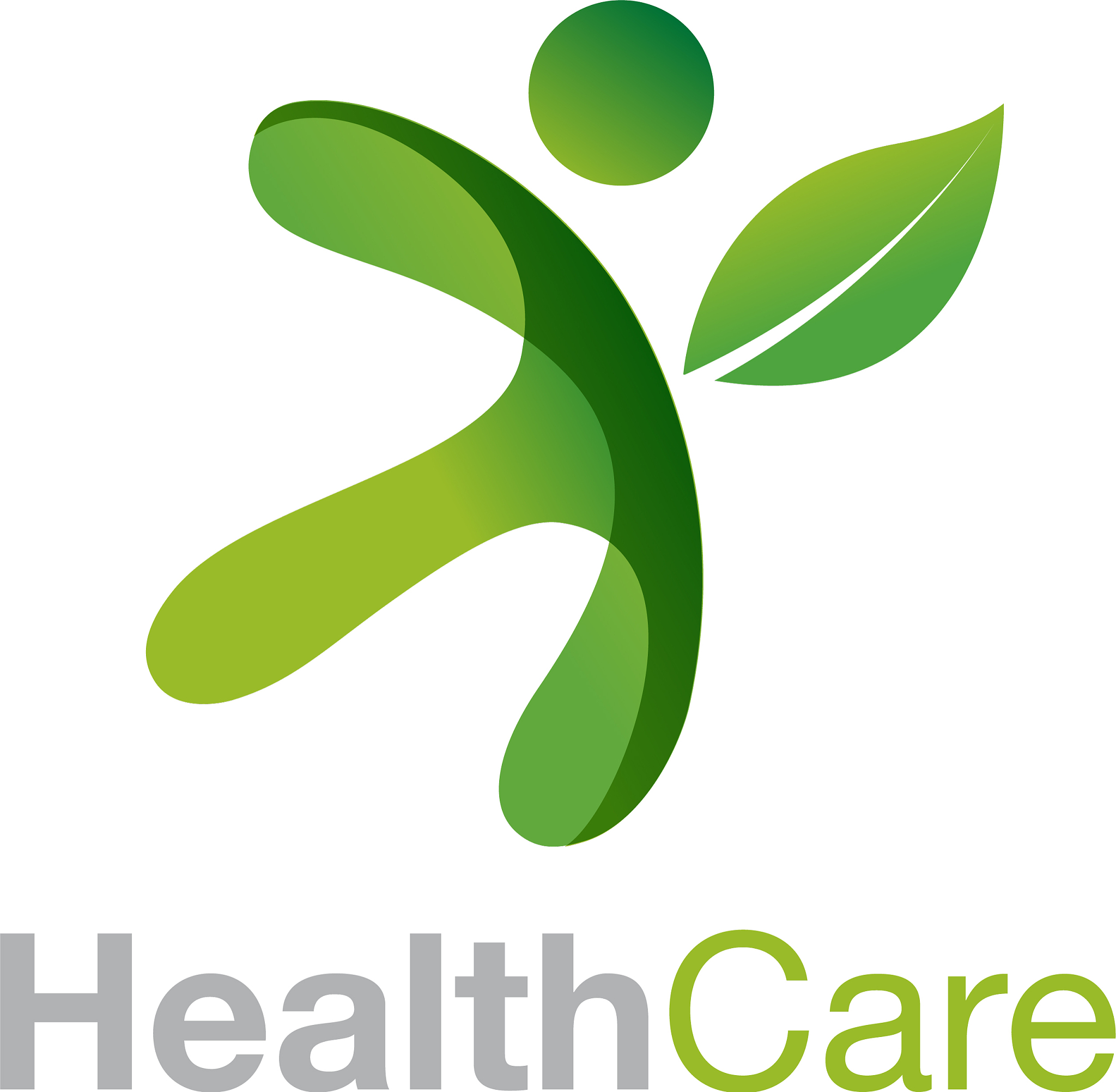 healthy people logo medical logo design concept