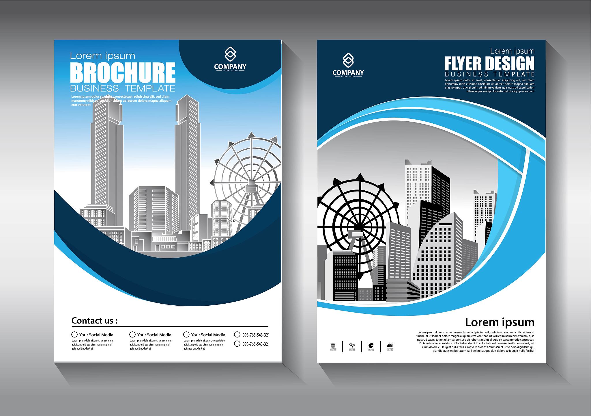 brochure design, cover modern layout, annual report, poster, fly