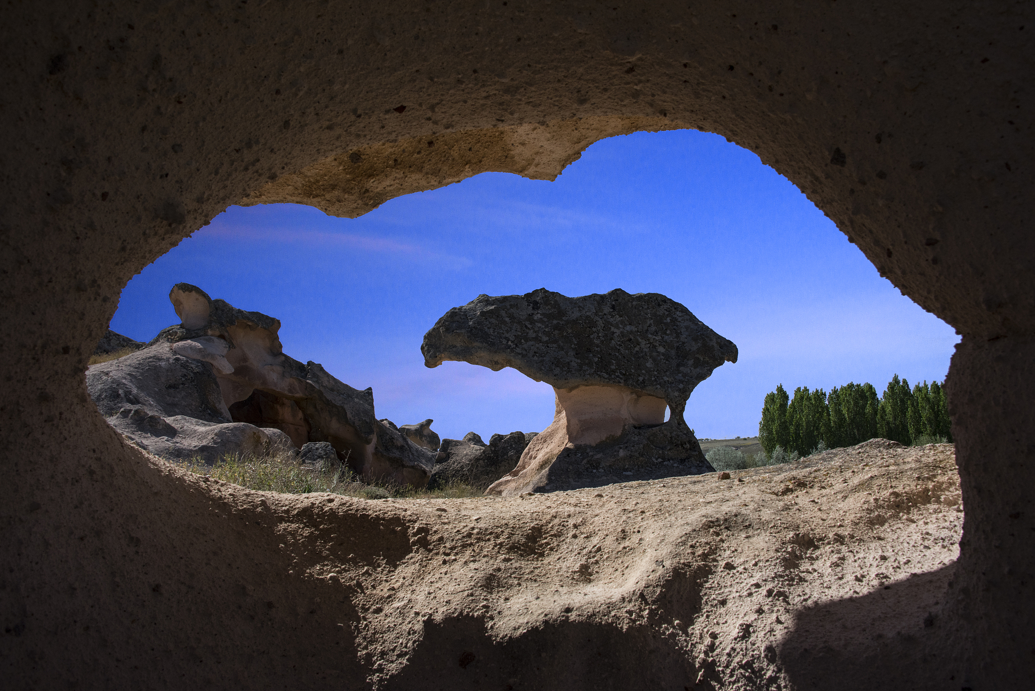 cappadocia view in nevsehir turkey
