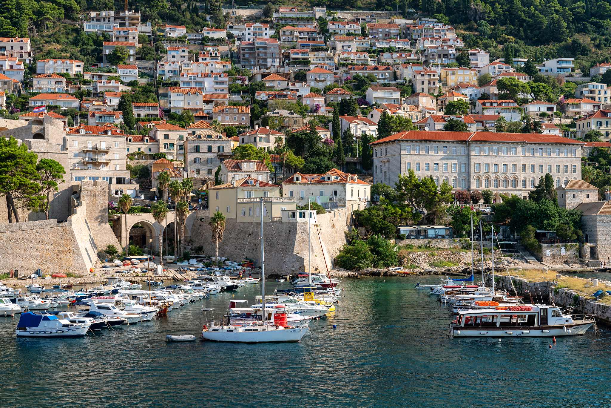 dubrovnik old town harbor