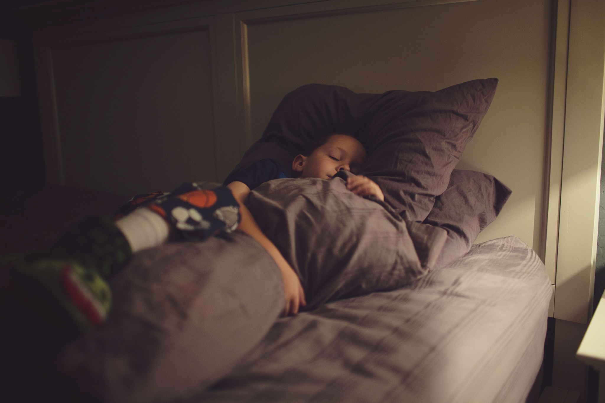 sleeping boy