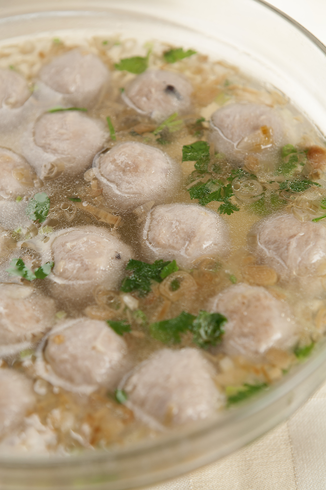 食物,肉丸,汤,
