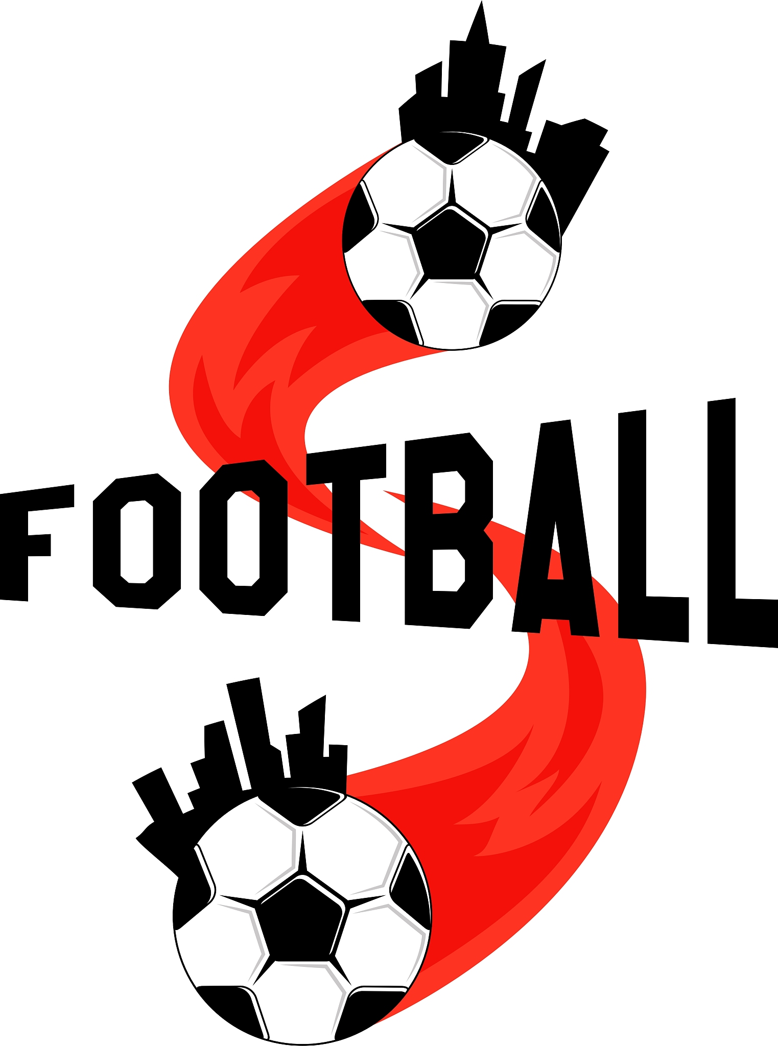 football logo for the team and the cup